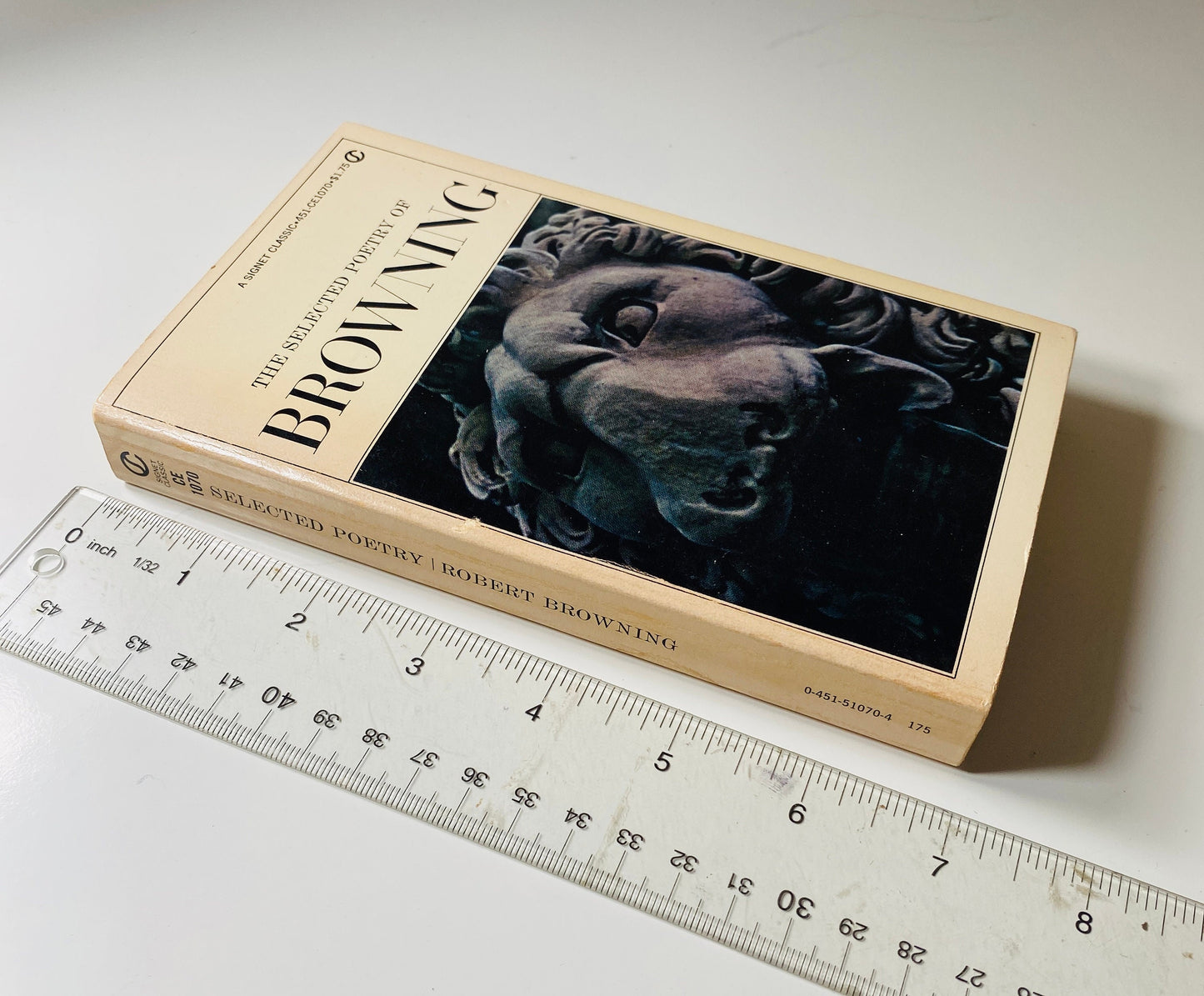 Poetry of Robert Browning Vintage Signet paperback book circa 1966 Poems, book gift.