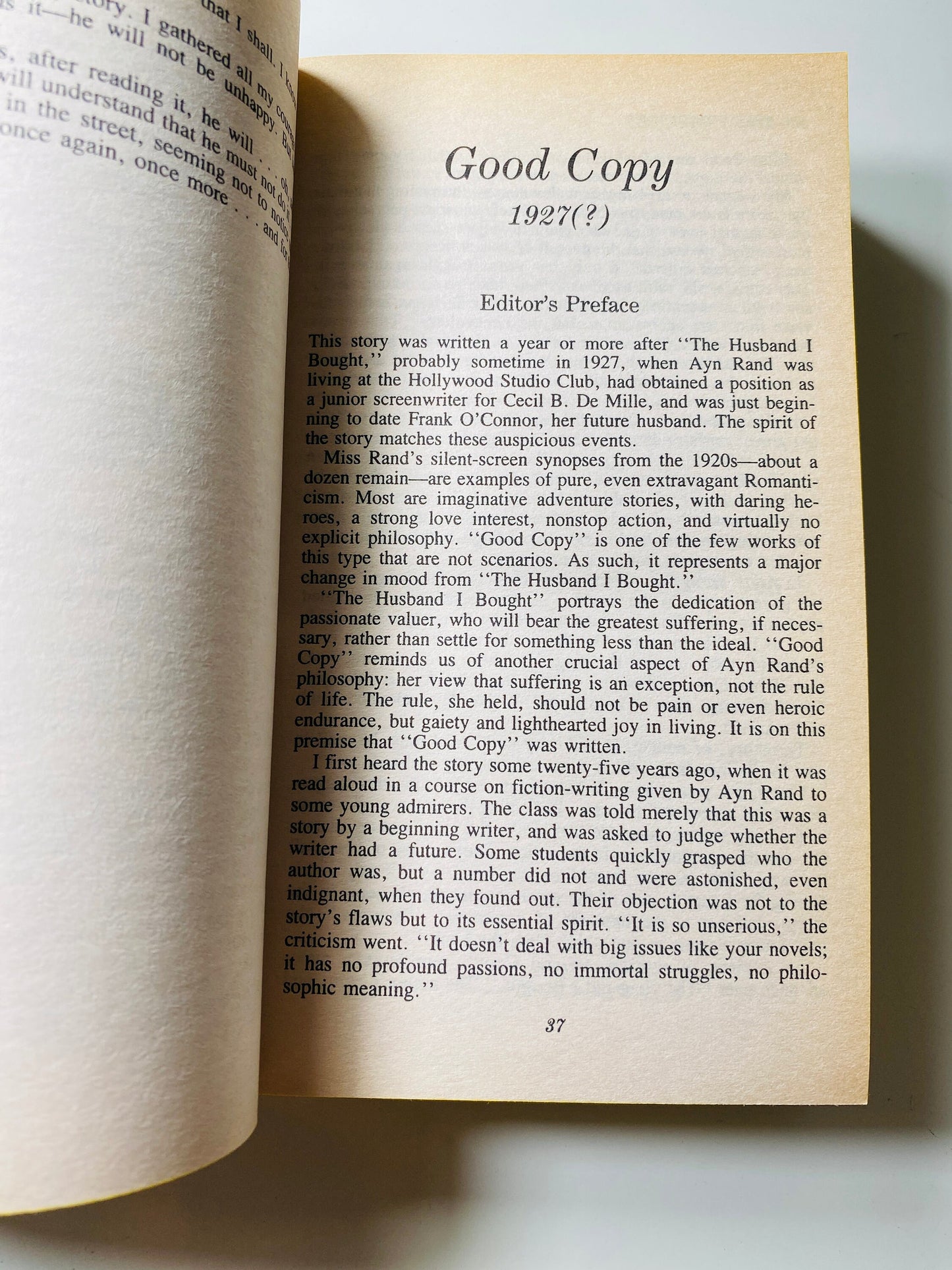 Early Writings of Ayn Rand EARLY PRINTING vintage Signet paperback book circa 1986 Objectivism novel by the author of Atlas Shrugged