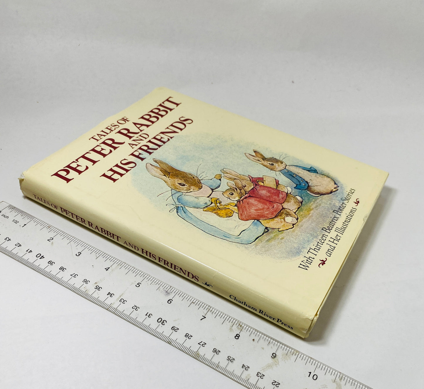 Tales of Peter Rabbit and his Friends vintage book from 1984 written by Beatrix Potter. Crown Publisher Christmas gift. stocking stuffer