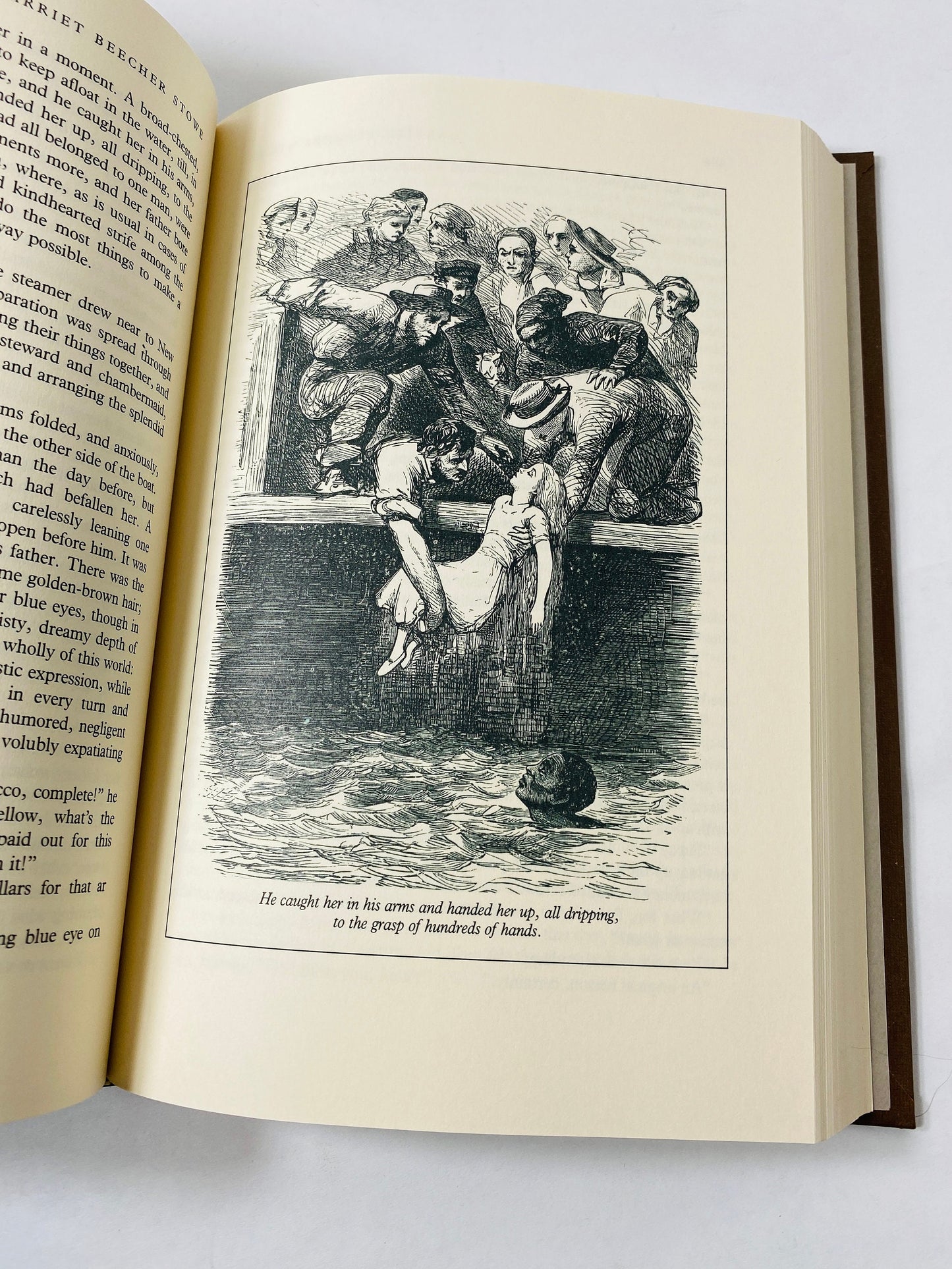 Uncle Tom's Cabin by Harriet Beecher Stowe Reader's Digest vintage book circa 1990 Anti-slavery Civil War. Gift Decor