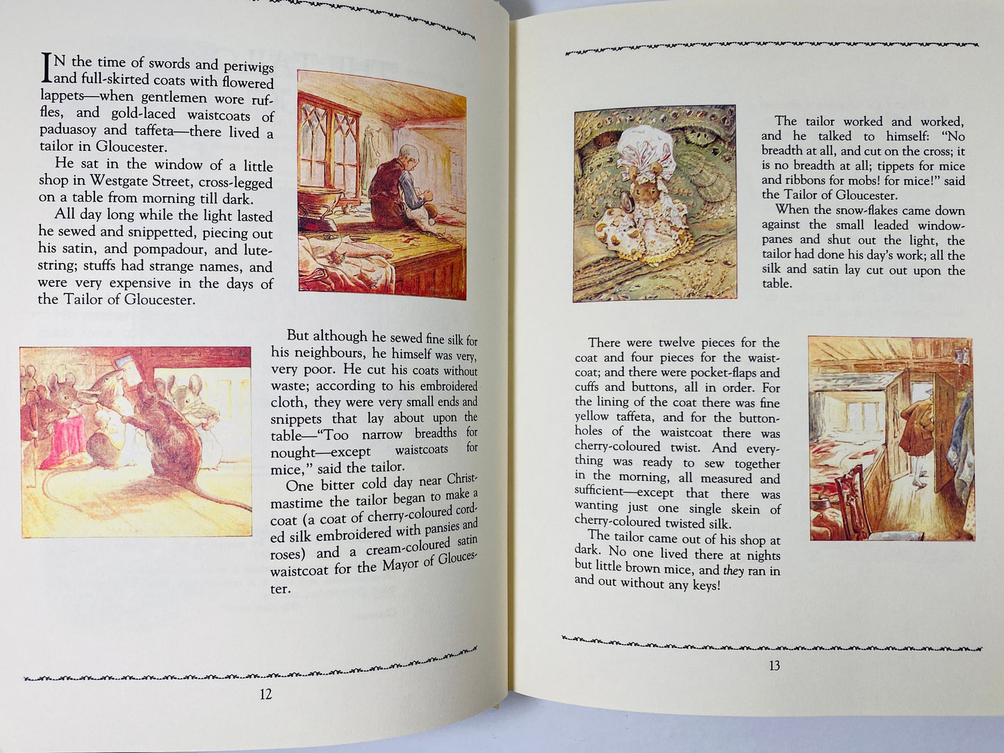 Tales of Peter Rabbit and his Friends vintage book from 1984 written by Beatrix Potter. Crown Publisher Christmas gift. stocking stuffer