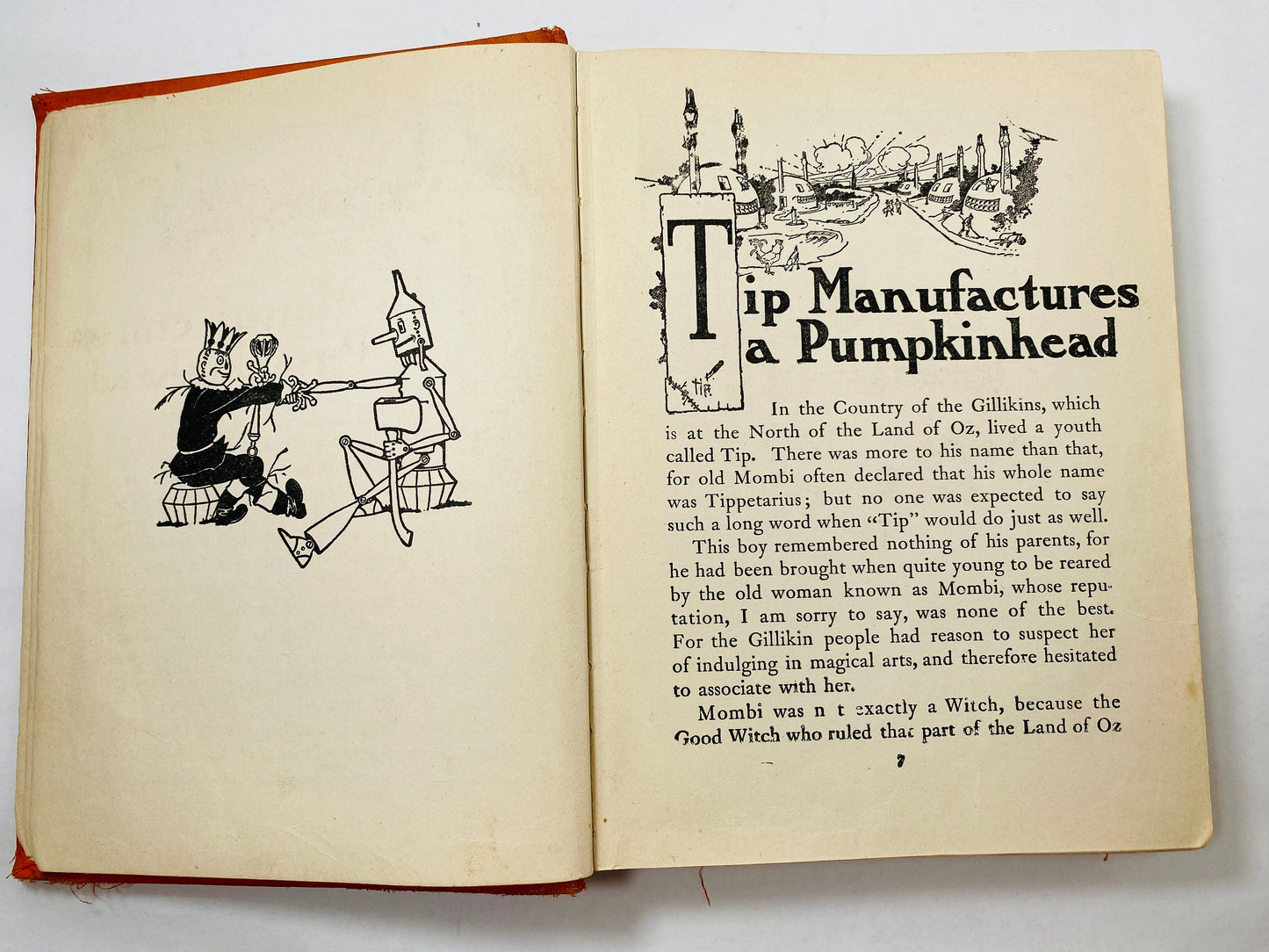 Land of Oz by Frank Baum vintage book circa 1939 Magical tale of adventure and love in the Land of Oz. Reilly & Lee Co. John R Neill