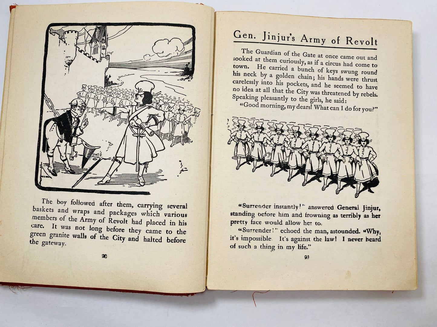 Land of Oz by Frank Baum vintage book circa 1939 Magical tale of adventure and love in the Land of Oz. Reilly & Lee Co. John R Neill