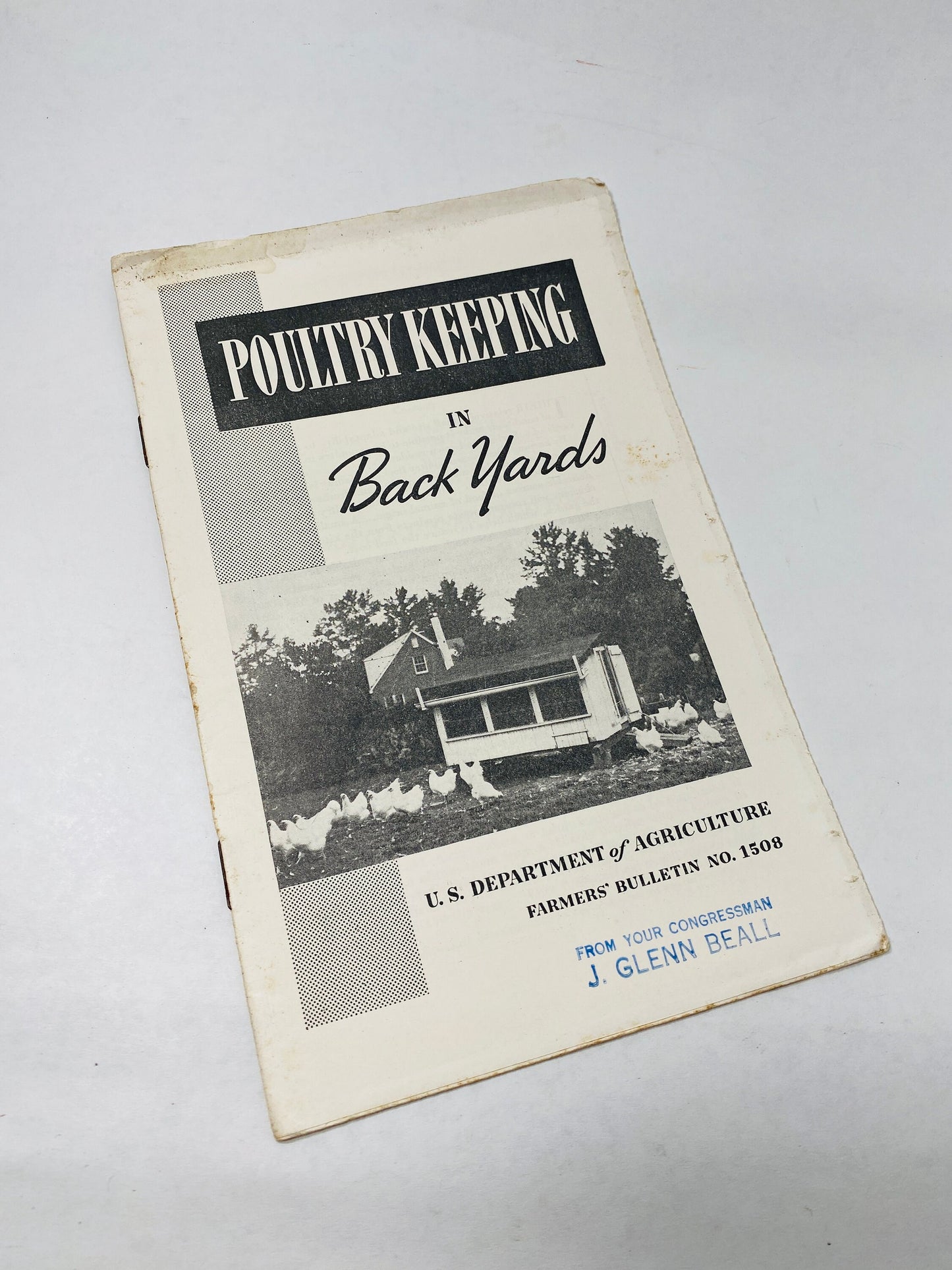 Vintage Agriculture Department farm booklets poultry goose raising hens dairy sheep circa 1930s Beautiful homesteading collectible