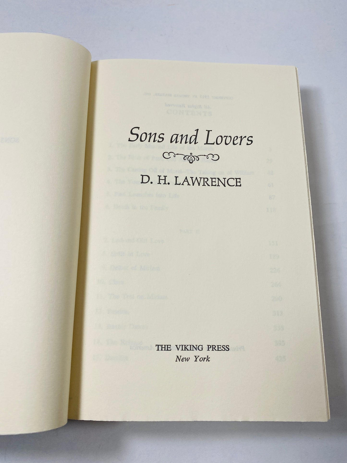 Sons and Lovers by DH Lawrence vintage book circa 1962 Oedipus complex Freudian allegory. Listed in top 10 books!