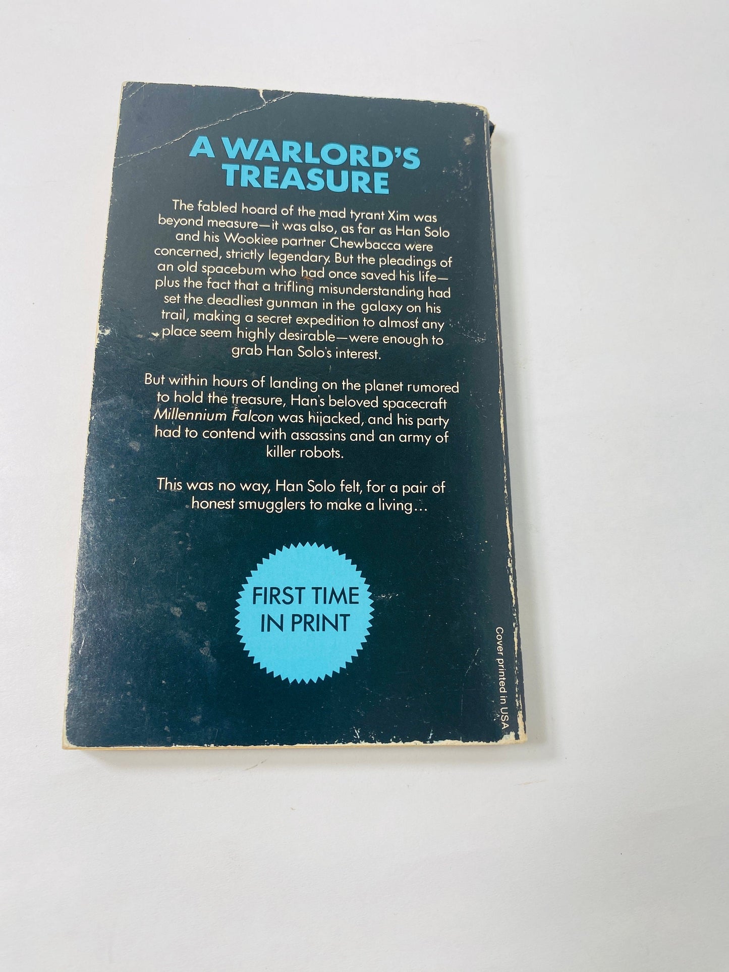 1980 Han Solo and the Lost Legacy vintage paperback book From Adventures of Luke Skywalker Star Wars George Lucas Young Jedi Knights gift
