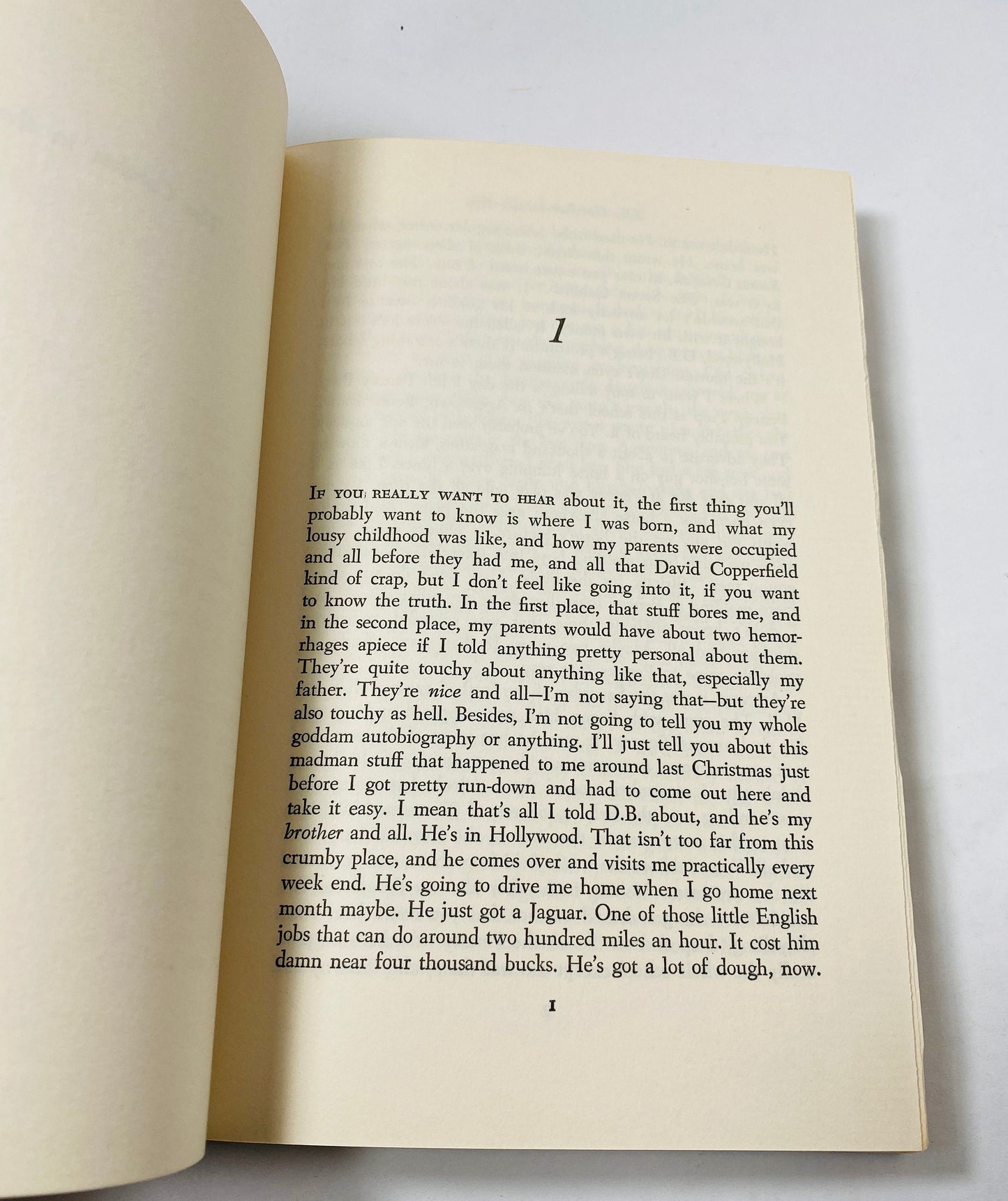 Catcher in the Rye EARLY Printing by JD Salinger vintage book circa 1951 BCE Teenage angst alienation Holden Caulfield gift