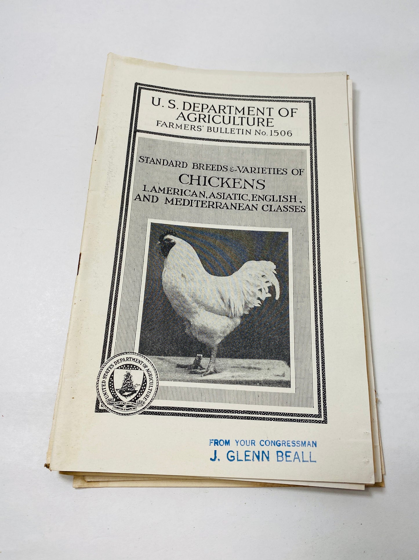 Vintage Agriculture Department farm booklets Guinea Fowl Angora goat milk sheep capons hog houses chickens homestead