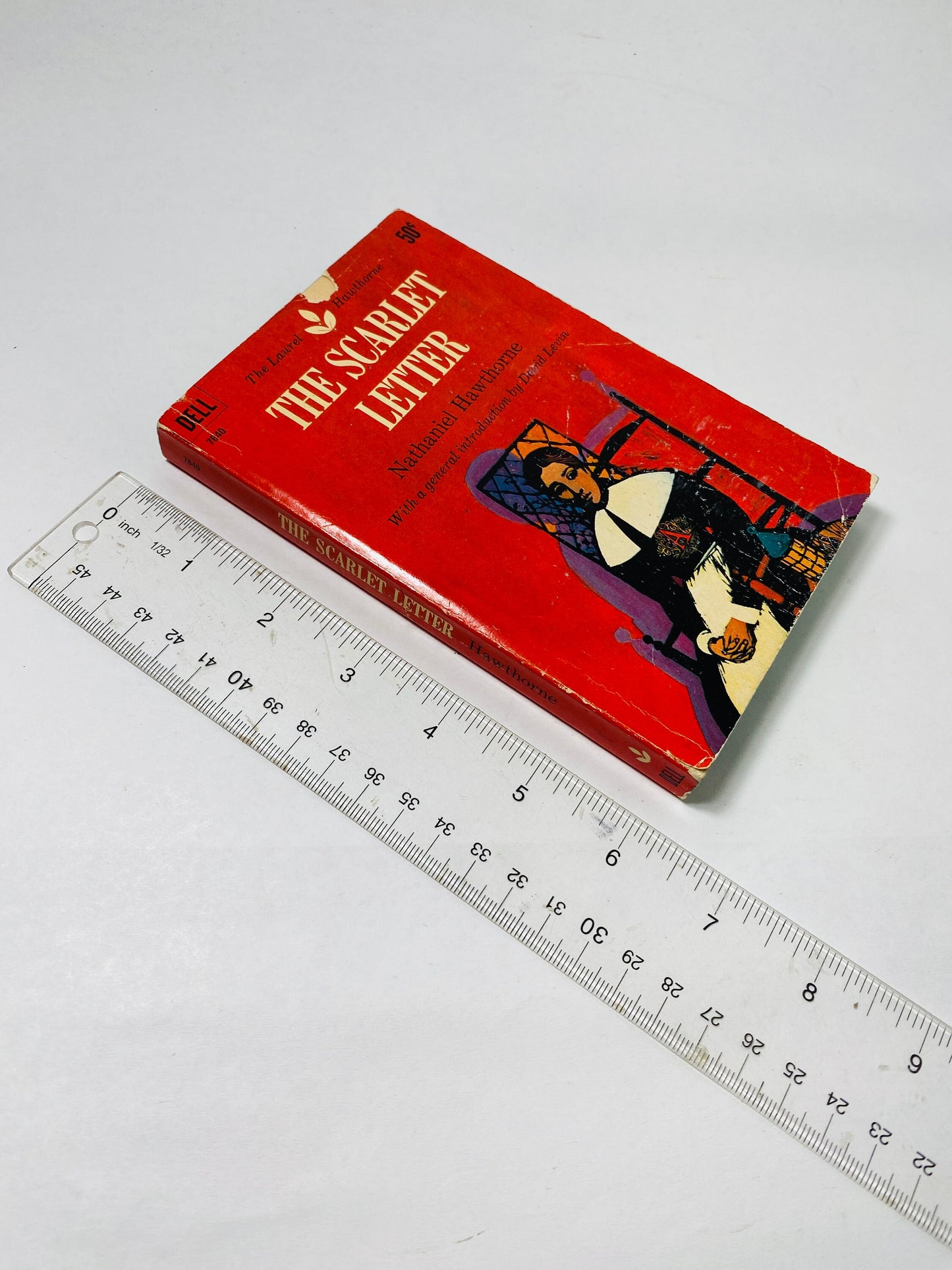 1969 Scarlet Letter vintage paperback book by Nathaniel Hawthorne Explores sin, vengeance and regeneration as a consequence of adultery