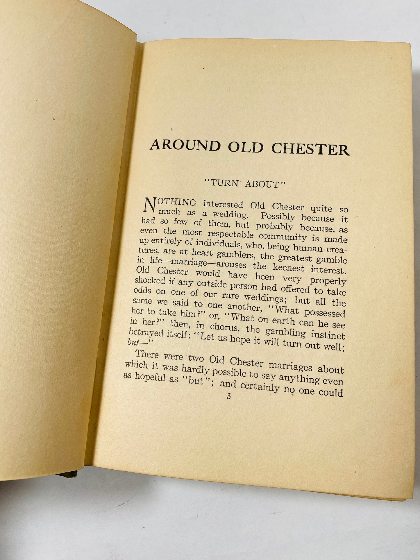 GORGEOUS olive green vintage book embossed in gold. Around Old Chester by Margaret Deland circa 1915 Boston Women's Heritage Trail