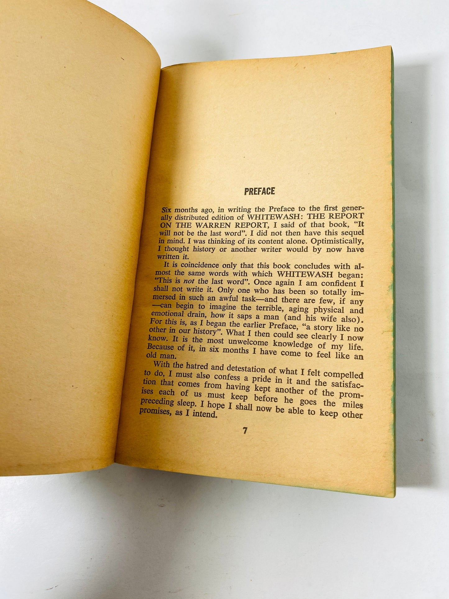 Whitewash FBI Secret Service Coverup EARLY PRINTING Vintage Dell paperback book circa 1967 written by Harold Weisberg Communism in America.