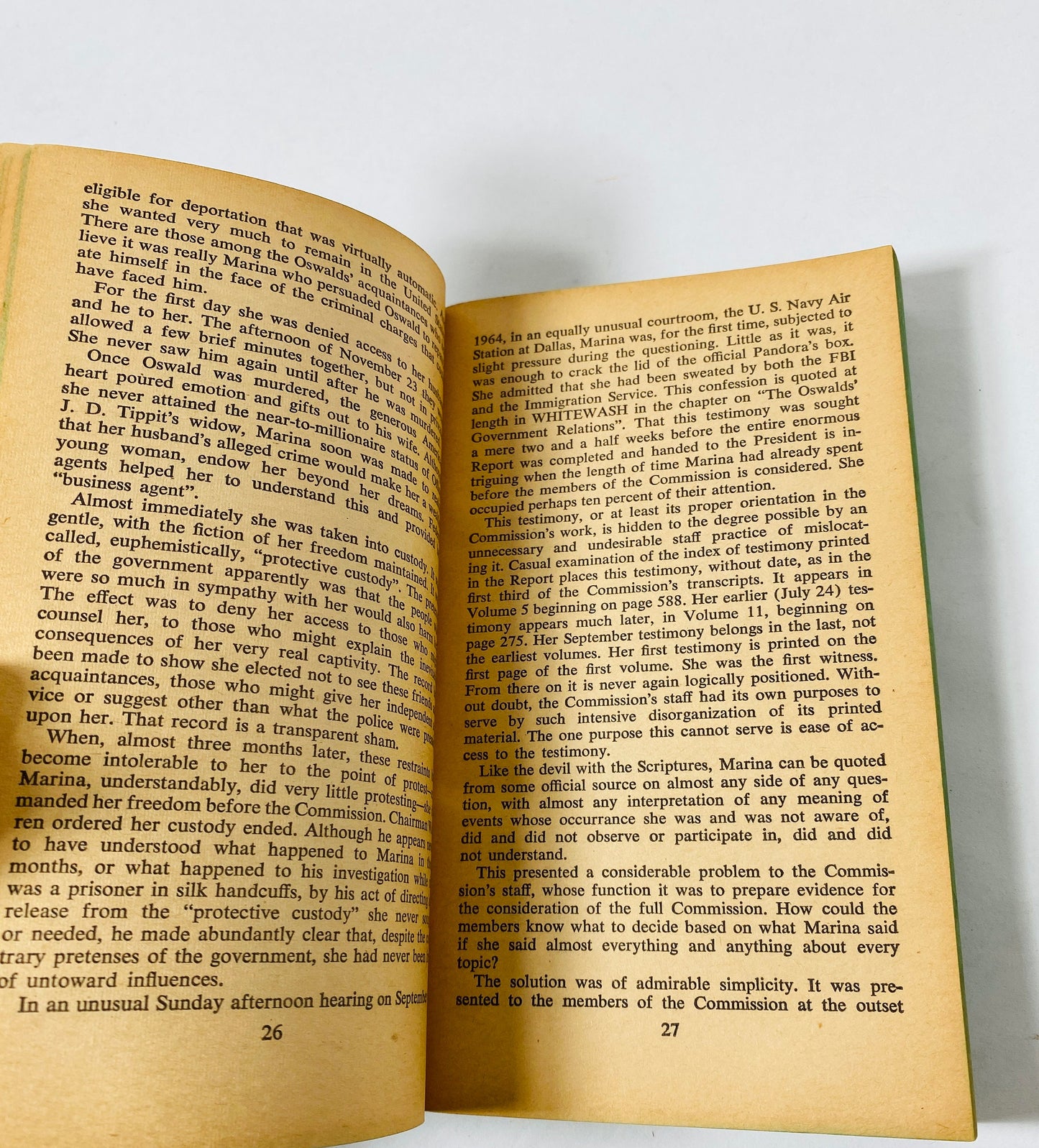 Whitewash FBI Secret Service Coverup EARLY PRINTING Vintage Dell paperback book circa 1967 written by Harold Weisberg Communism in America.