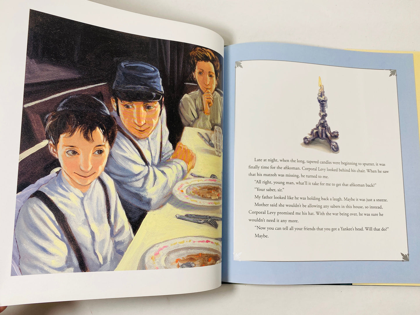 Yankee at the Seder vintage children's book by Ella Weber BEAUTIFUL Passover illustrations Jewish Pesach gift