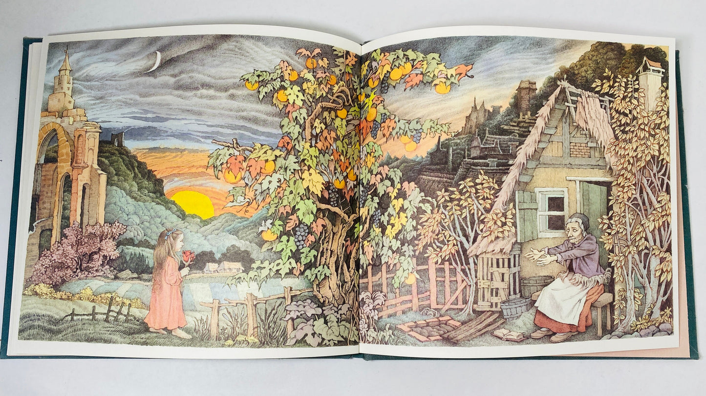 Dear Mili by Maurice Sendak FIRST EDITION vintage book circa 1988 about a mother who sends her daughter into the forest to save her from war
