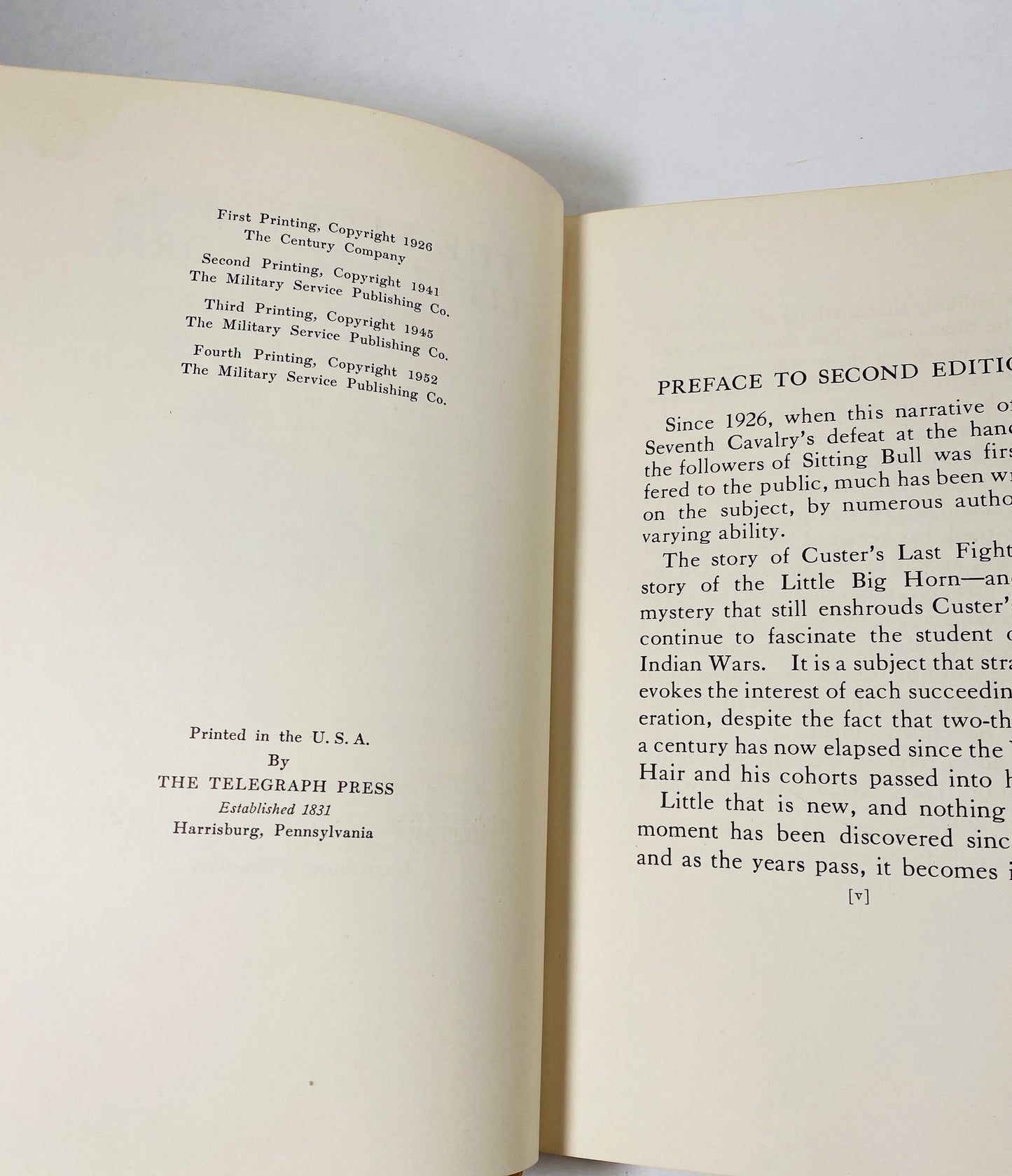 Story of the Little Big Horn Custer's Last Fight Vintage book by Colonel Graham circa 1952 includes maps photographs and illustrations