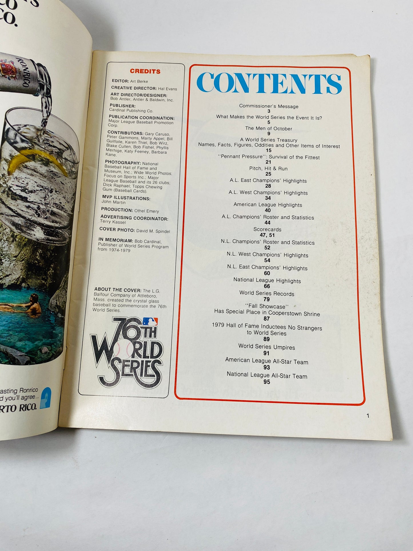 1979 Vintage World Series Souvenir program booklet Baltimore Orioles Pittsburgh Pirates Baseball MLB Father husband girlfriend best gift
