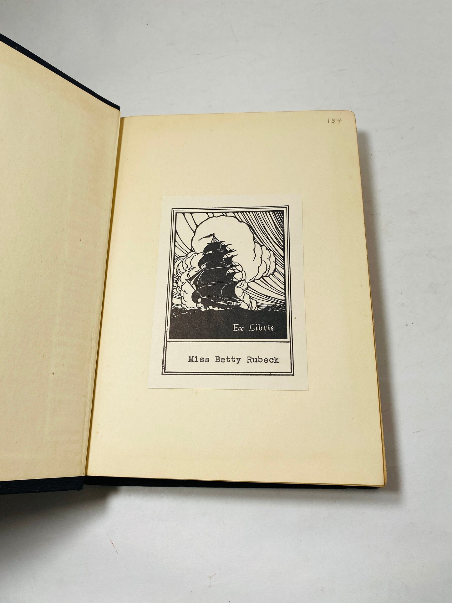 Origin of Species vintage book by Charles Darwin Black and silver decor circa 1945