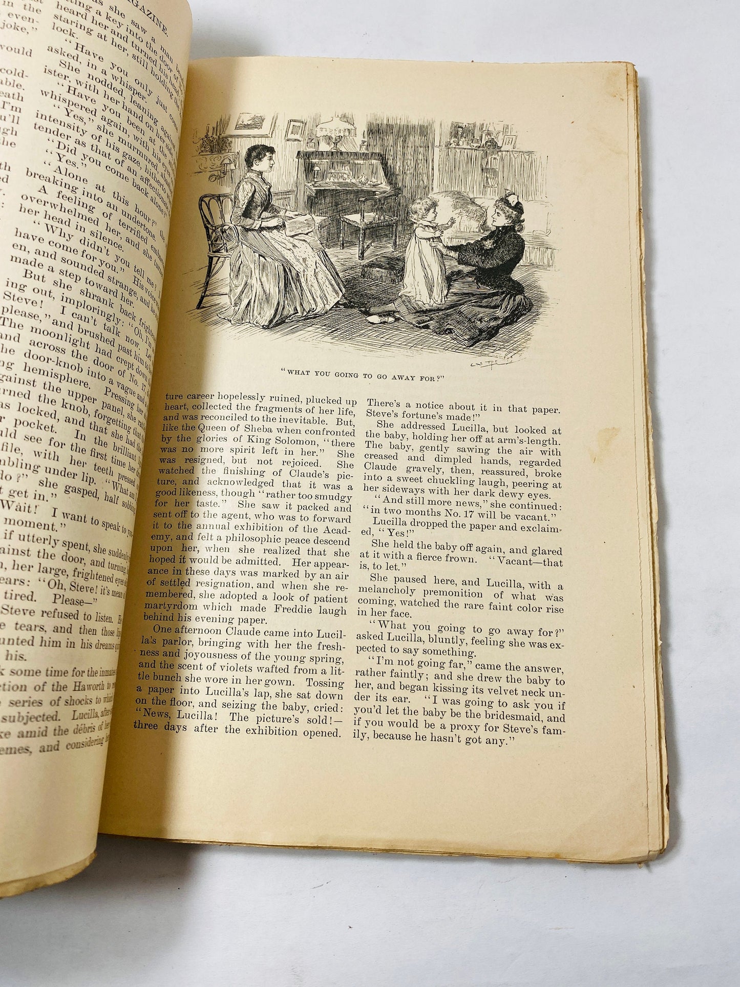 Wordsworth Sonnet 1890 Harper's New Monthly Magazine Antique vol 80 No 479 Post Civil War