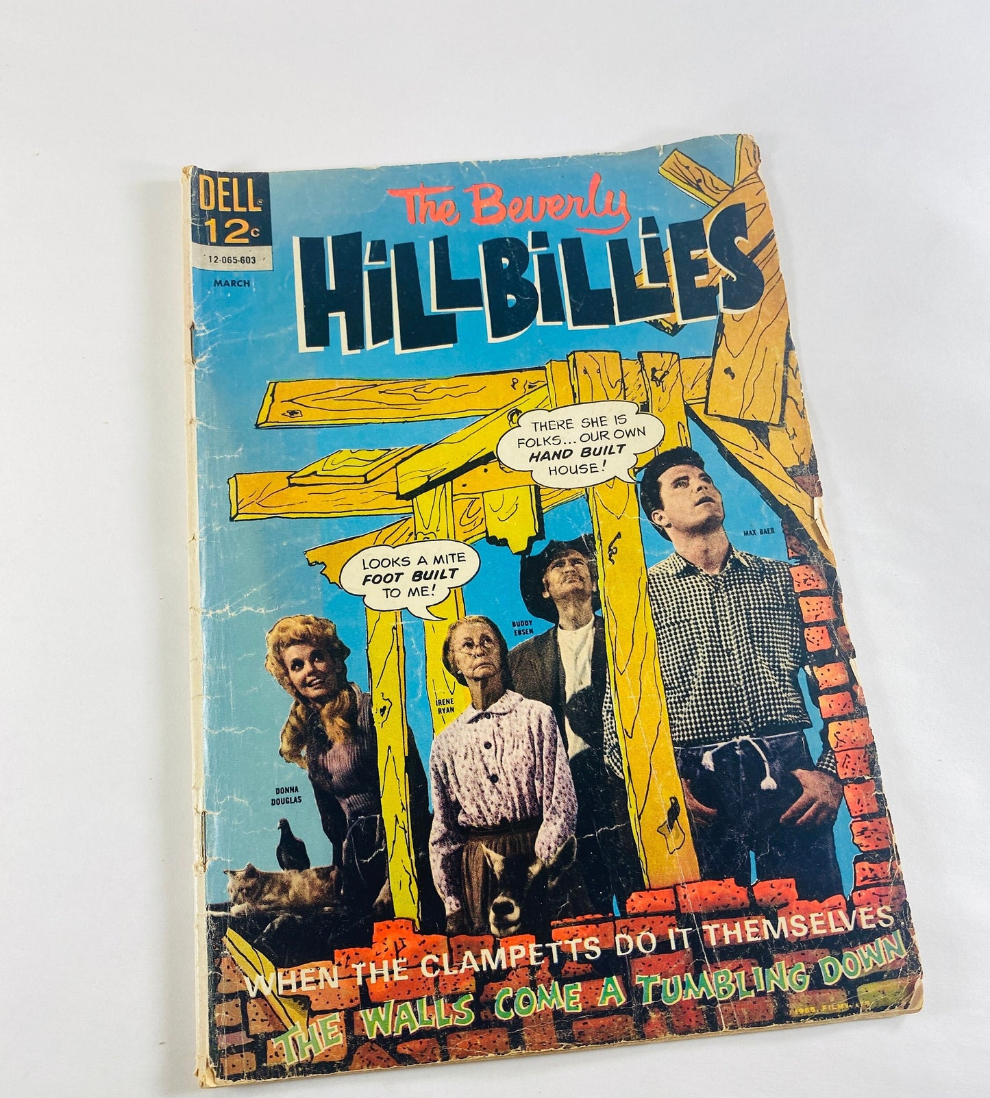 Beverly HillBillies comic book circa 1966 No 12 March Silver Age Dell advertising retro collectible gift 1960s Father's Day gift