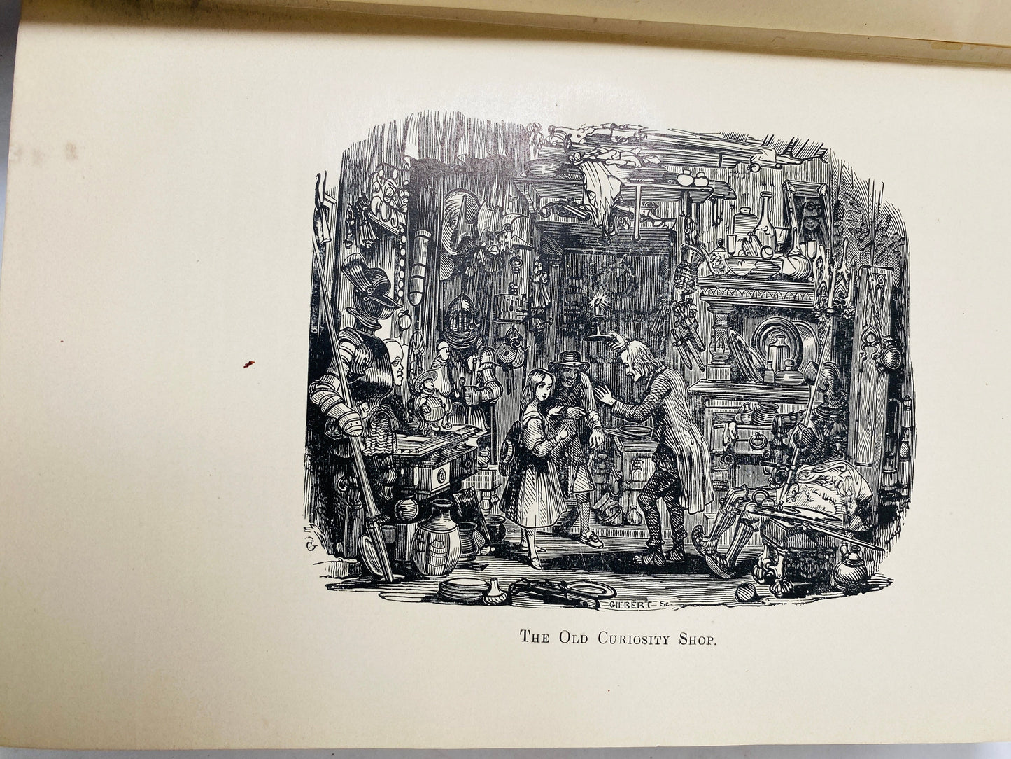 The Old Curiosity Shop vintage book by Charles Dickens circa 1912. Master Humphrey's Clock. Barnaby Rudge.