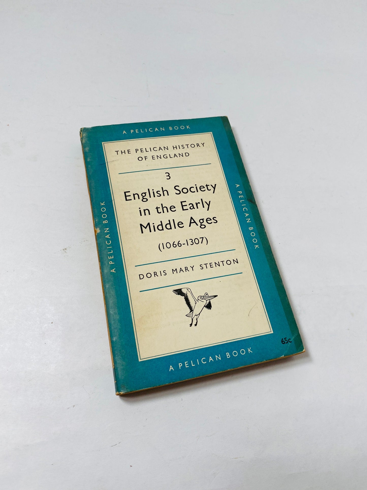 1953 Pelican History of England vintage paperback English Society in the Early Middle Ages Doris Stenton Beginnings Roman