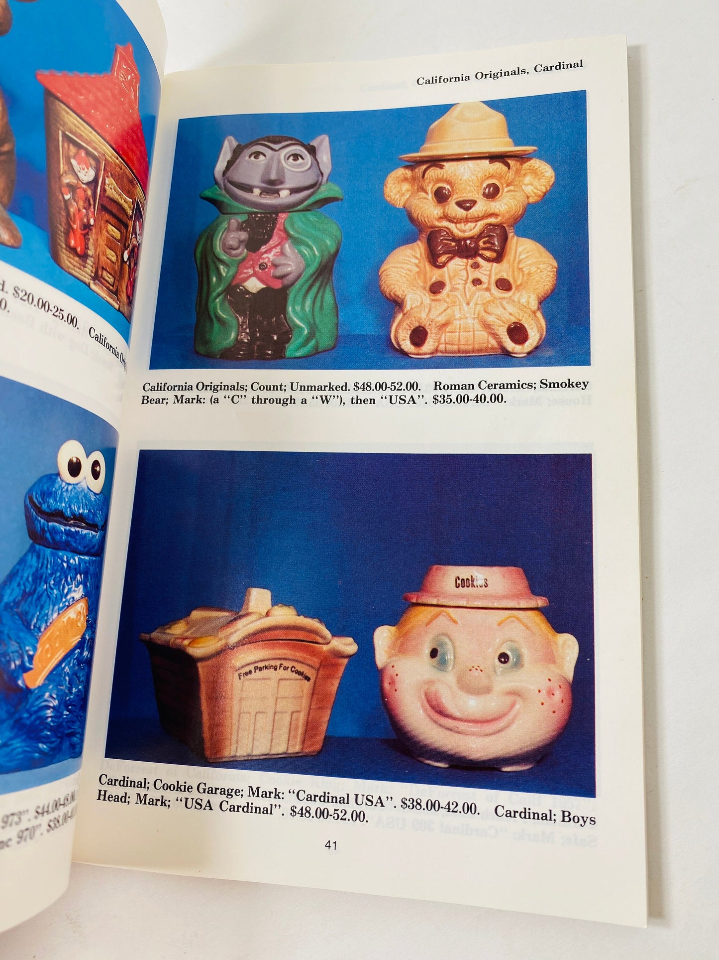 Cookie Jars vintage paperback book circa 1989 detailing kitchen collectibles with illustrations by Ermagene Westfall