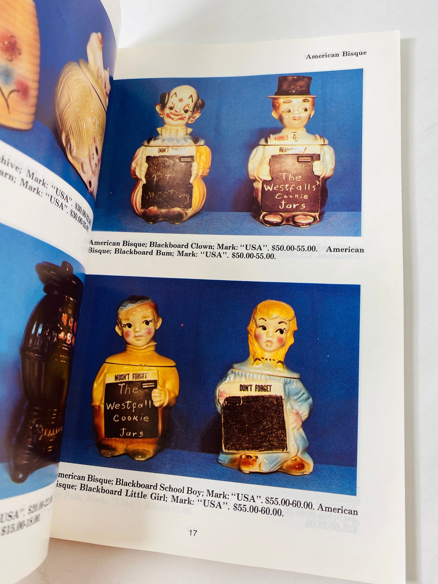 Cookie Jars vintage paperback book circa 1989 detailing kitchen collectibles with illustrations by Ermagene Westfall