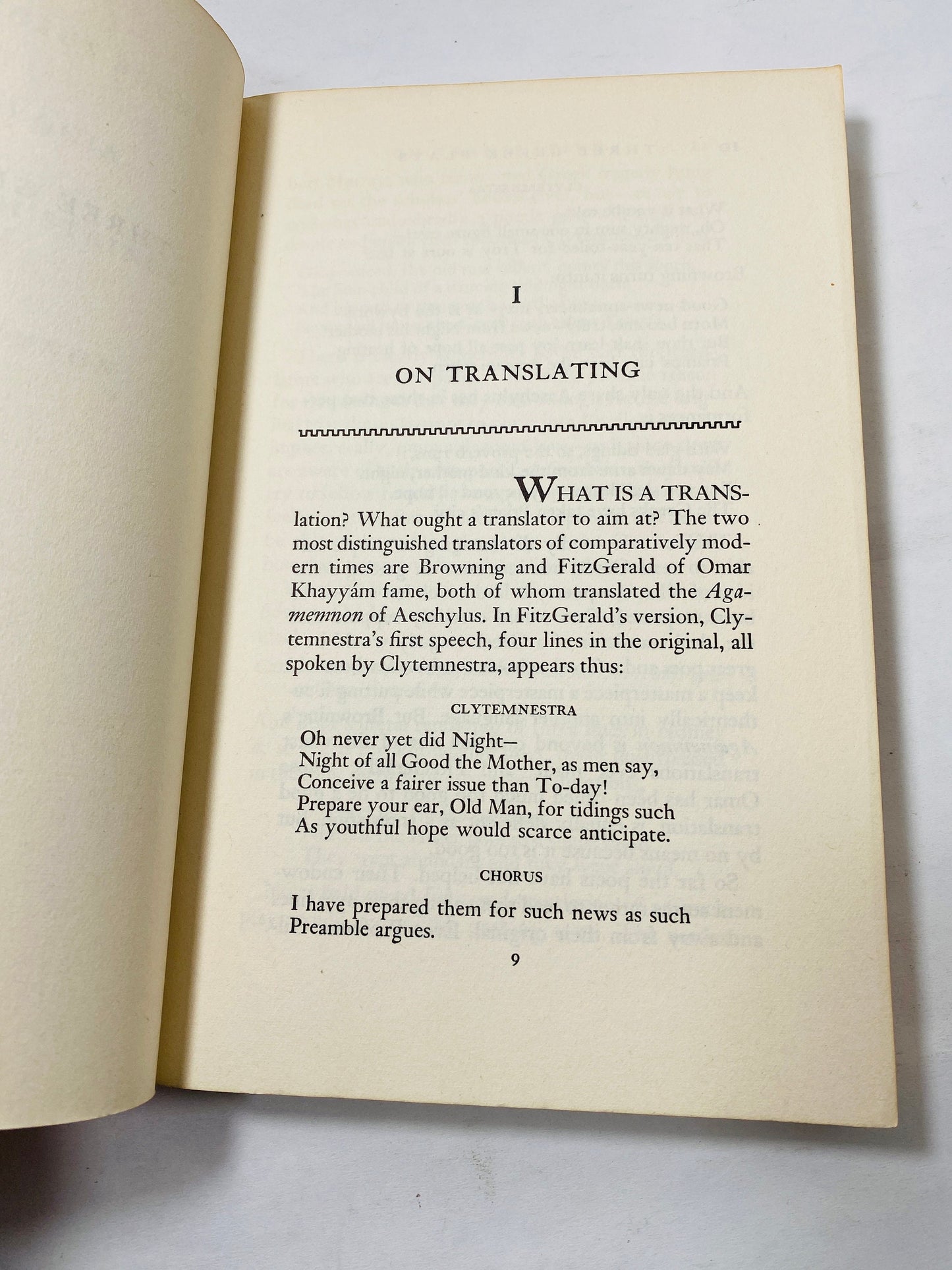 Three famous Greek plays Vintage paperback book circa 1965 Prometheus Bound, Agamennon, The Trojan Women