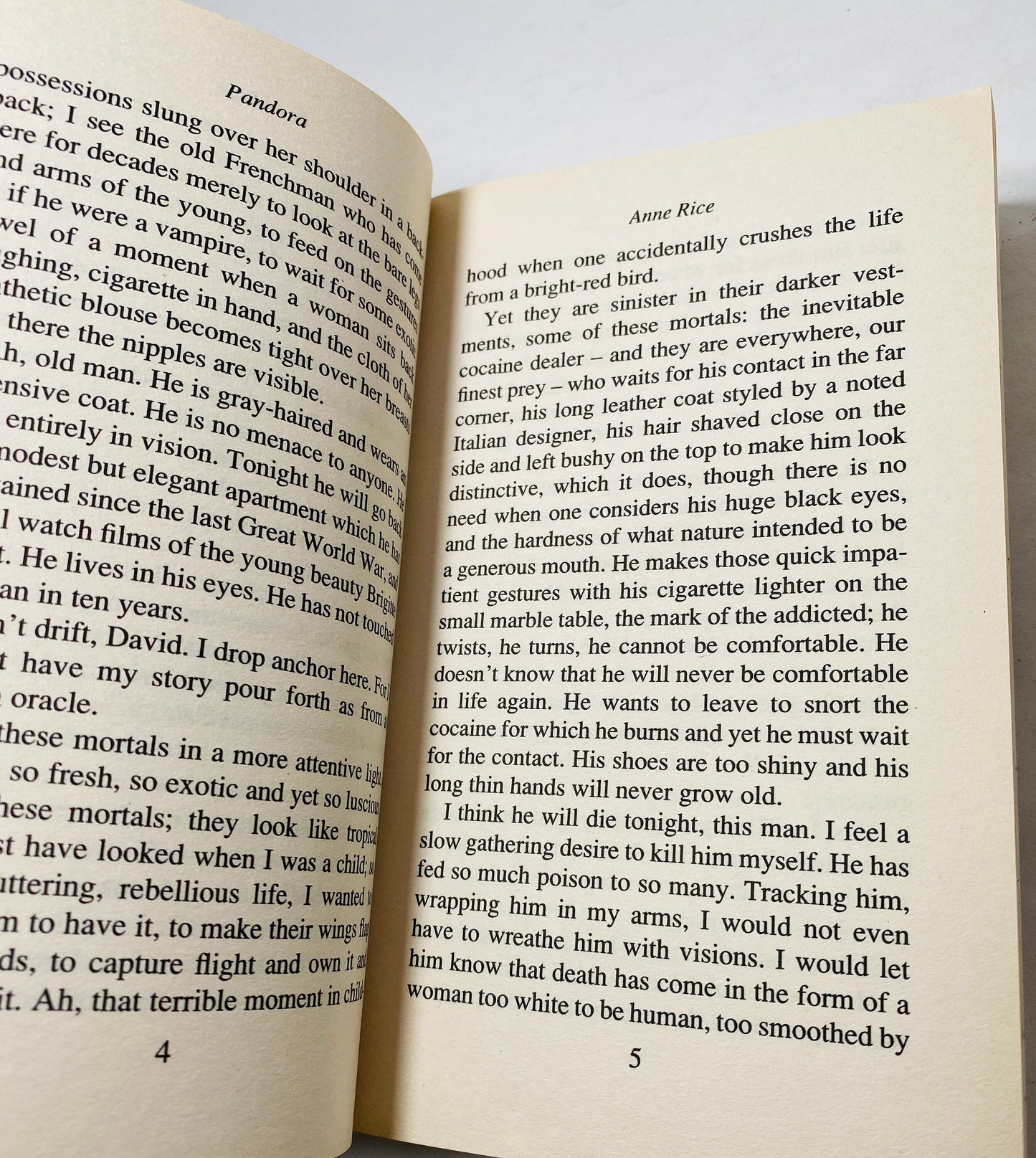 Lasher Taltos Pandors by Anne Rice Vintage paperback circa 1998 Vampire horror. Black book decor. Lestat Collectible gift