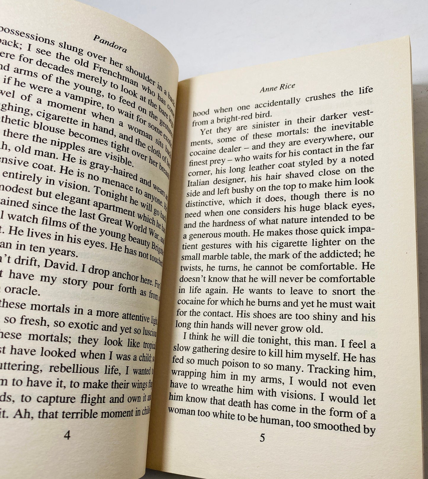 Lasher Taltos Pandors by Anne Rice Vintage paperback circa 1998 Vampire horror. Black book decor. Lestat Collectible gift