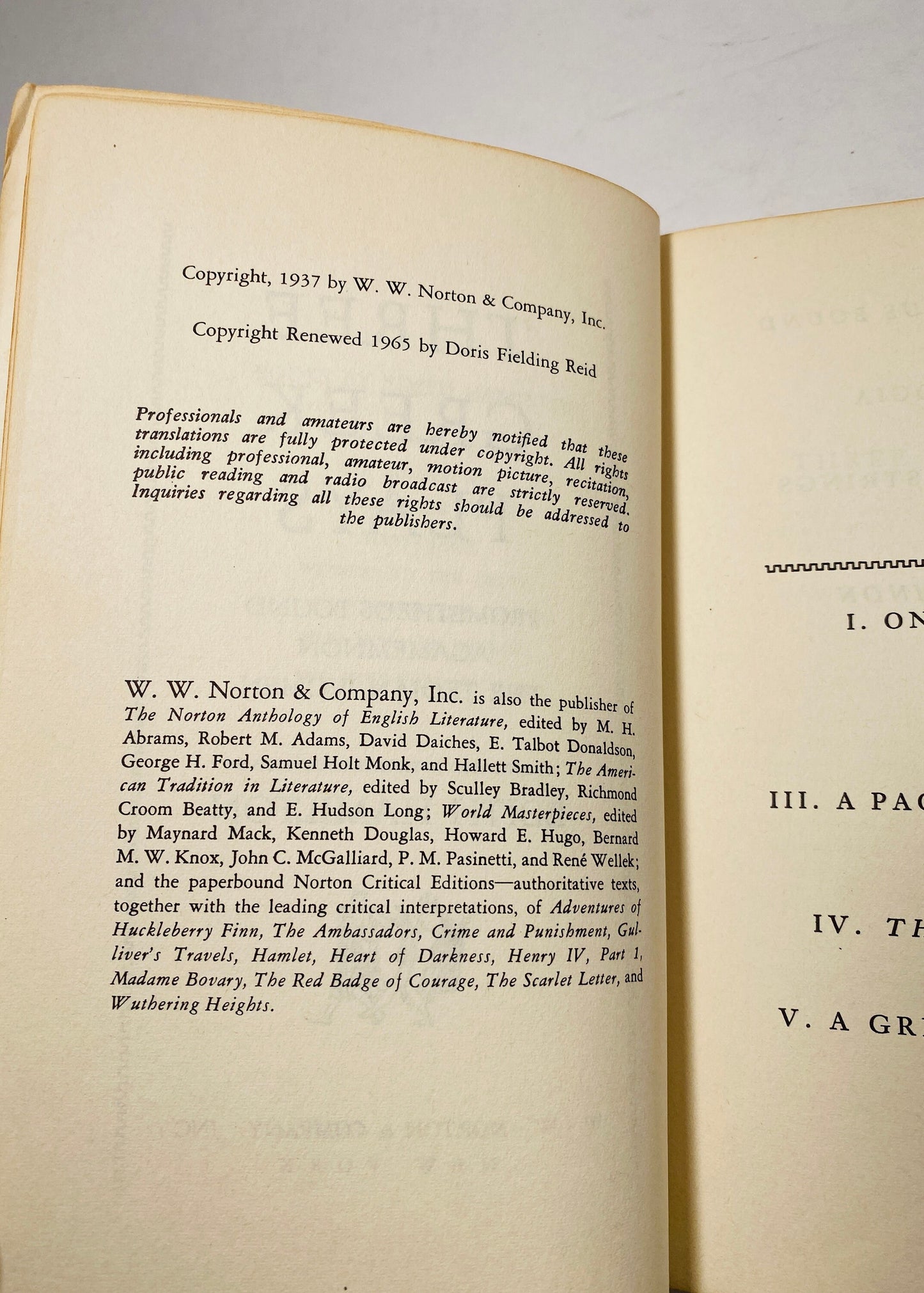 Three famous Greek plays Vintage paperback book circa 1965 Prometheus Bound, Agamennon, The Trojan Women