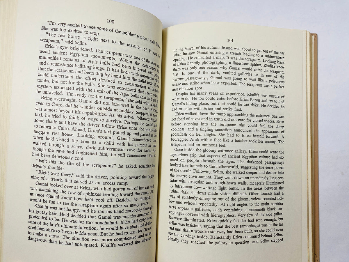 Sphinx by Robin Cook Vintage book circa 1979 adventurous mystery set in Egypt thriller science fiction
