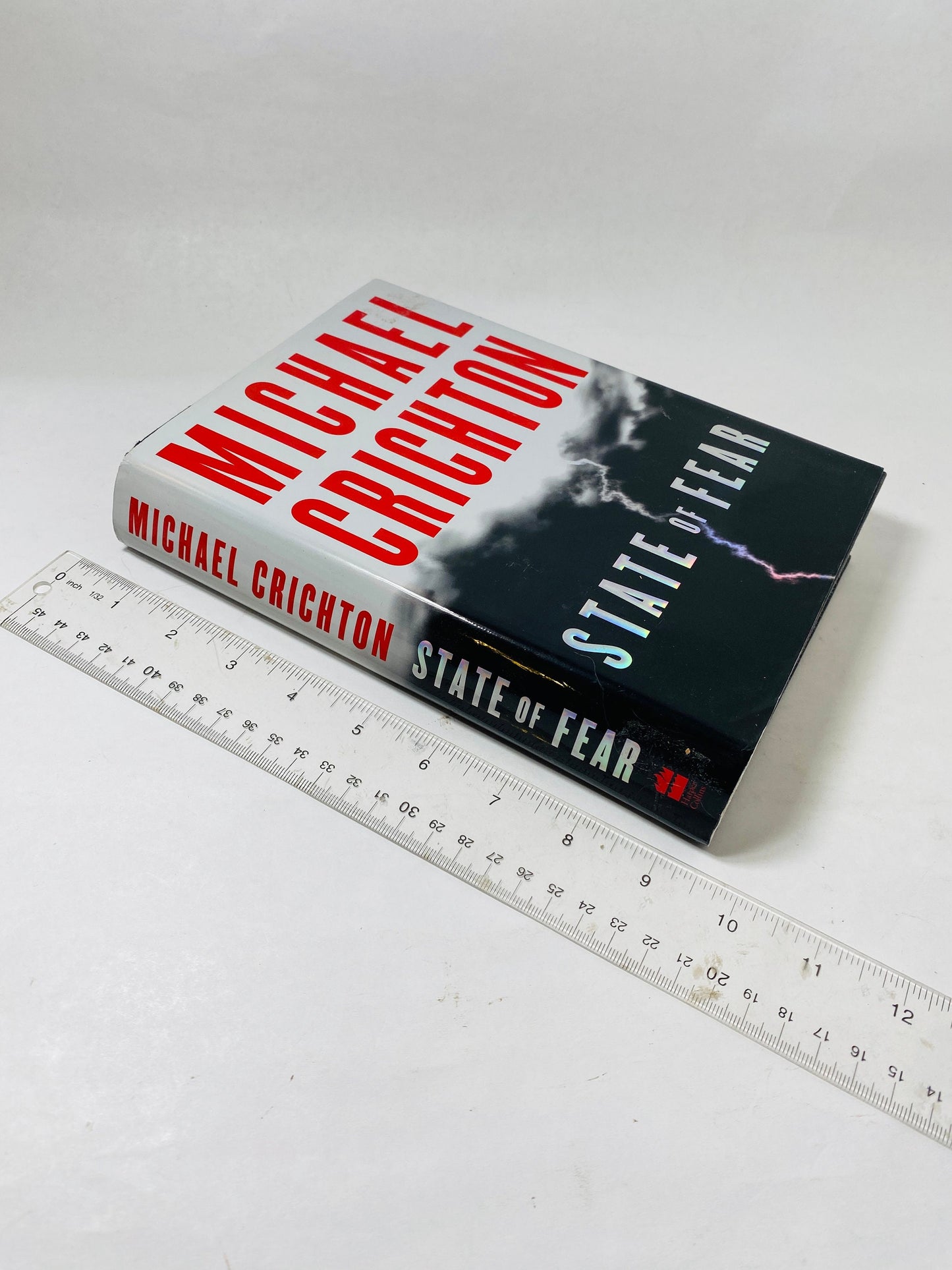 State of Fear by Michael Crichton FIRST EDITION vintage book circa 2004 author of Jurassic Park