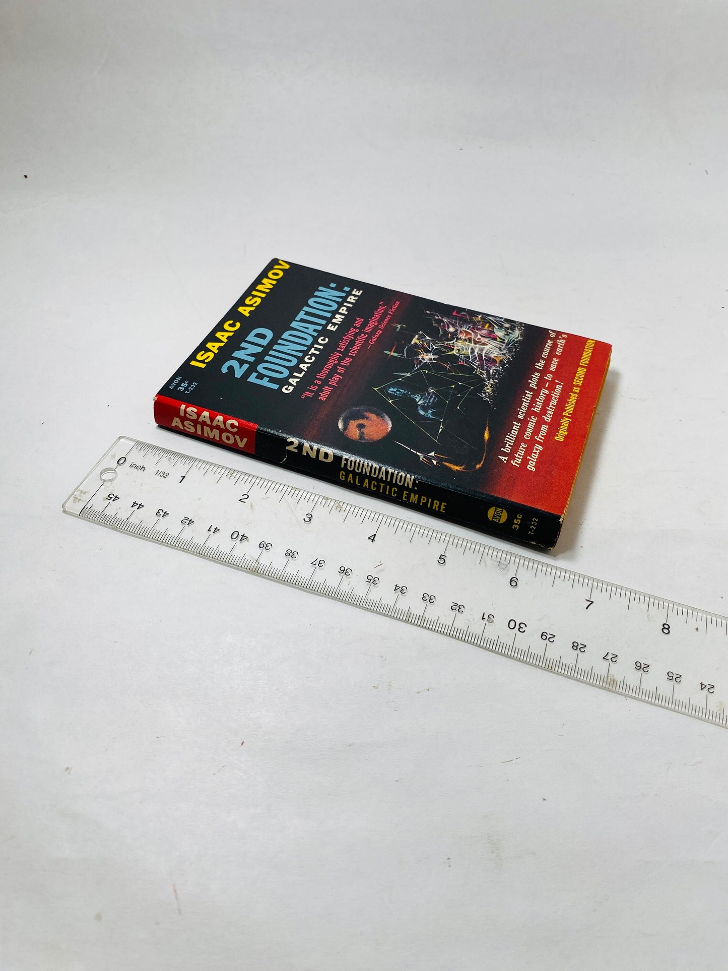 Second Foundation by Issac Asimov Vintage Avon paperback book circa 1953 science fiction Scifi Seldon Plan and mutant growth