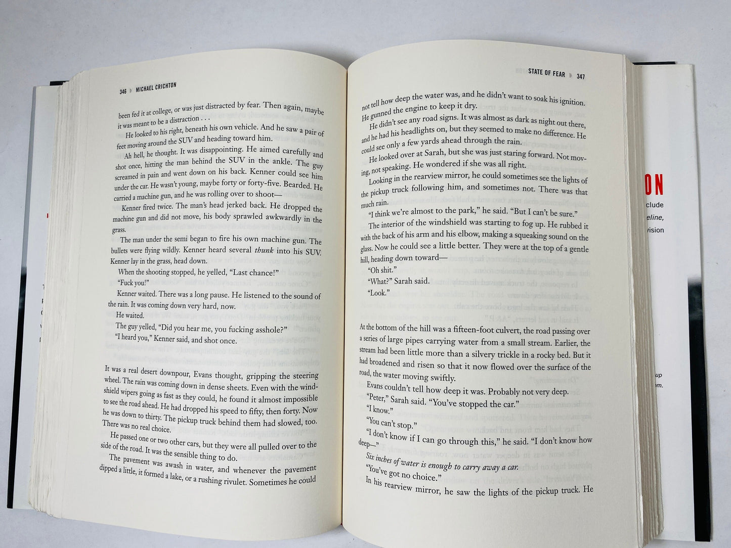 State of Fear by Michael Crichton FIRST EDITION vintage book circa 2004 author of Jurassic Park