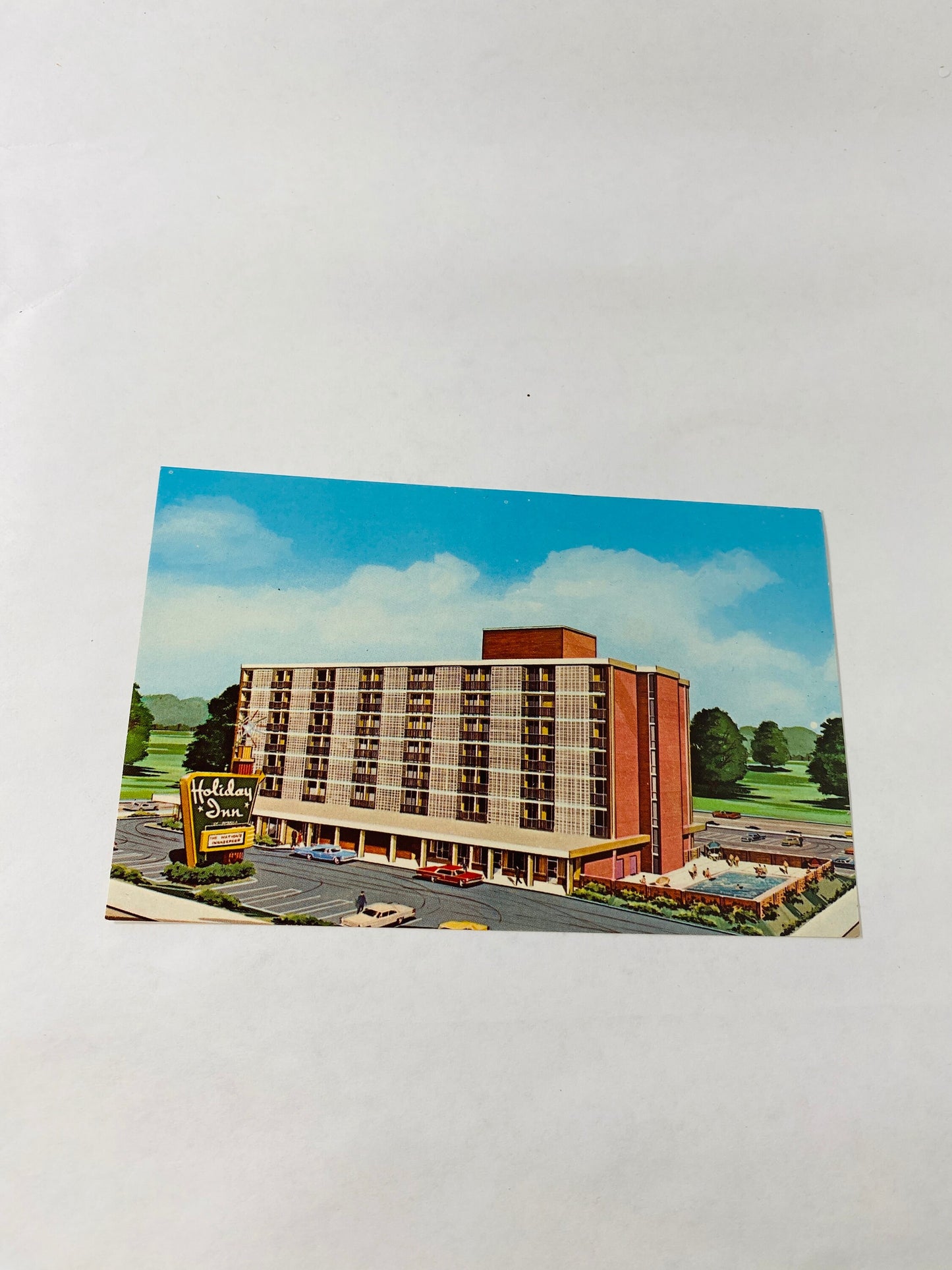 1960s Holiday Inn Vintage postcard lot set Chicago Illinois St. Joseph Michigan Little Rock Arkansas Curteichcolor