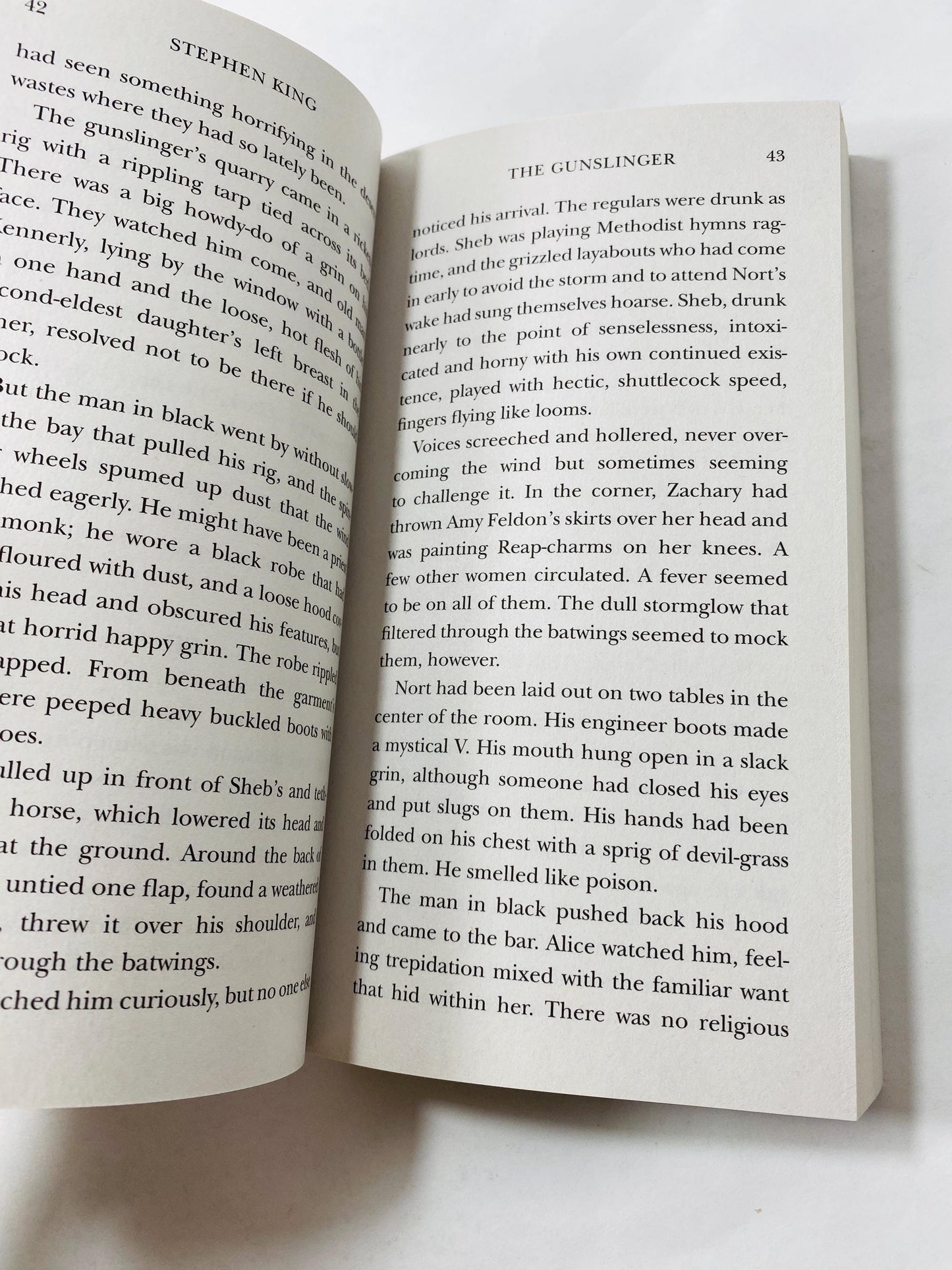 Dark Tower Gunslinger by Stephen King vintage paperback book First Pocket Printing. Book Lover Gift