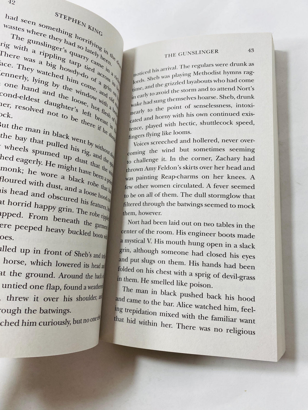 Dark Tower Gunslinger by Stephen King vintage paperback book First Pocket Printing. Book Lover Gift