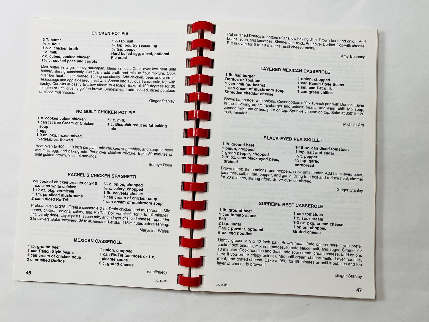 Feeding the Flock Midland Texas vintage spiral bound cookbook Bank United circa 2000