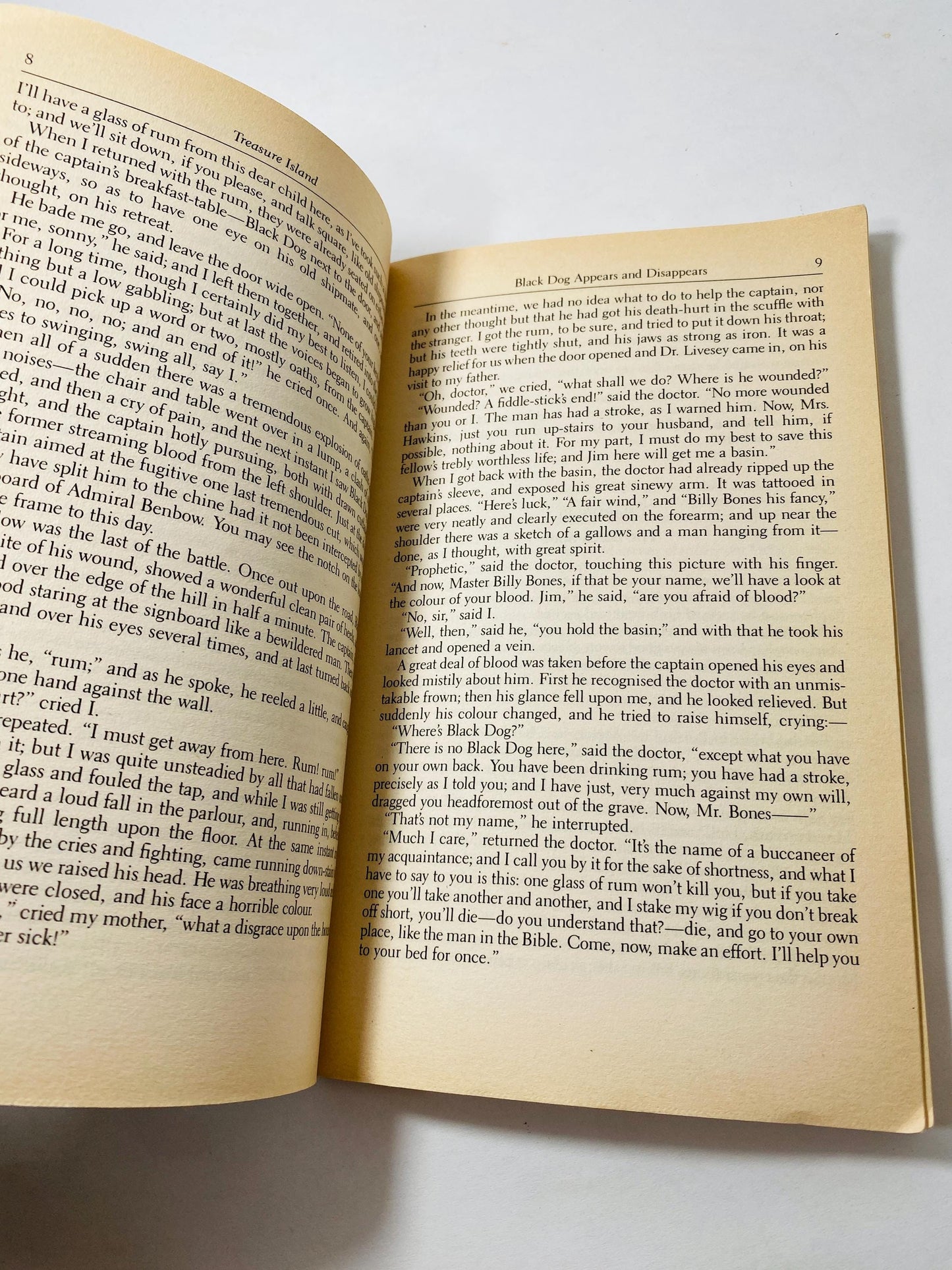 Treasure Island by Robert Louis Stevenson Vintage paperback book bookshelf decor Children's adventure stories Christmas stocking stuffer