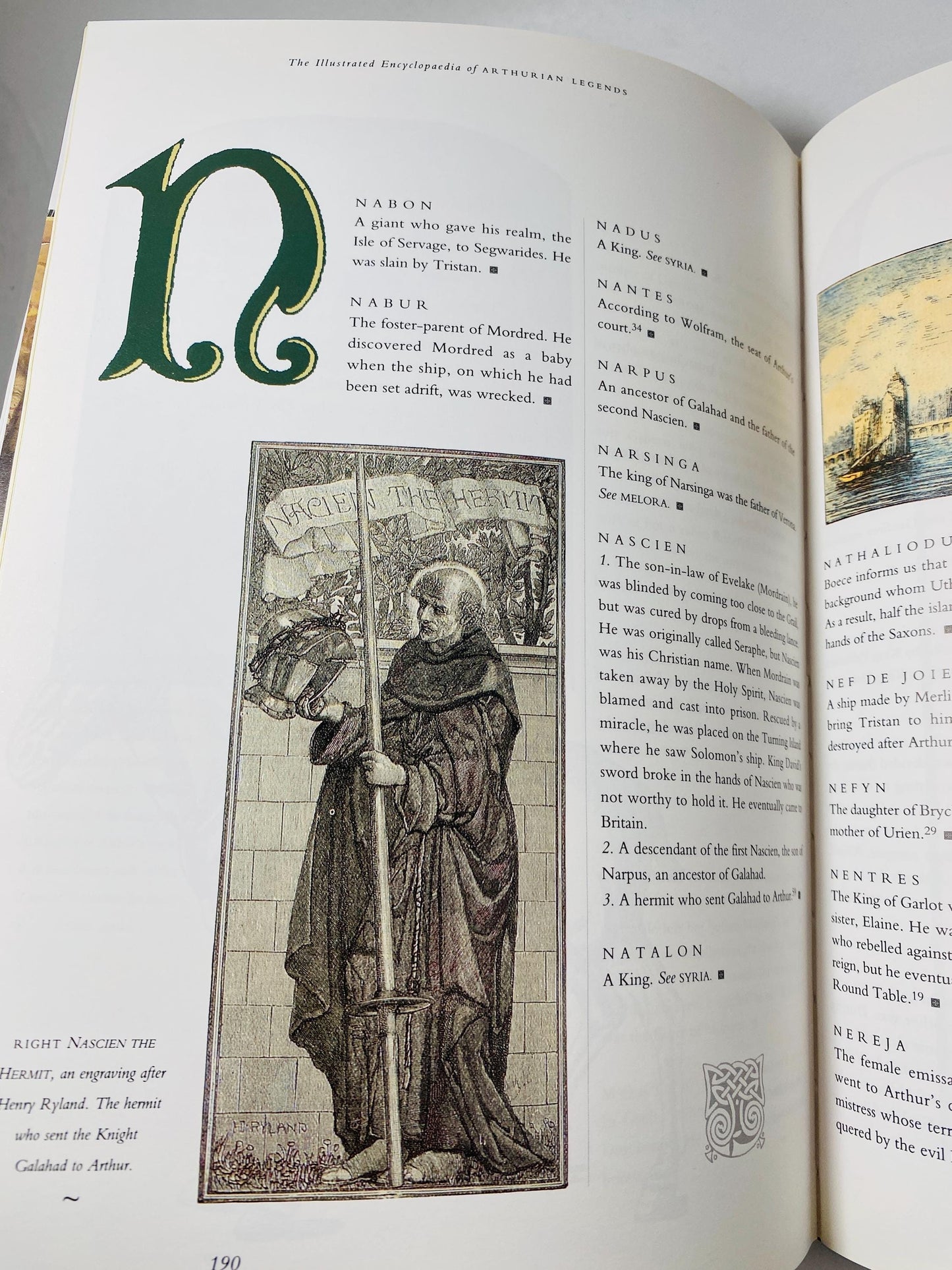 King Arthur Legends Encyclopedia Vintage book by Ronan Coghlan coffee table decor