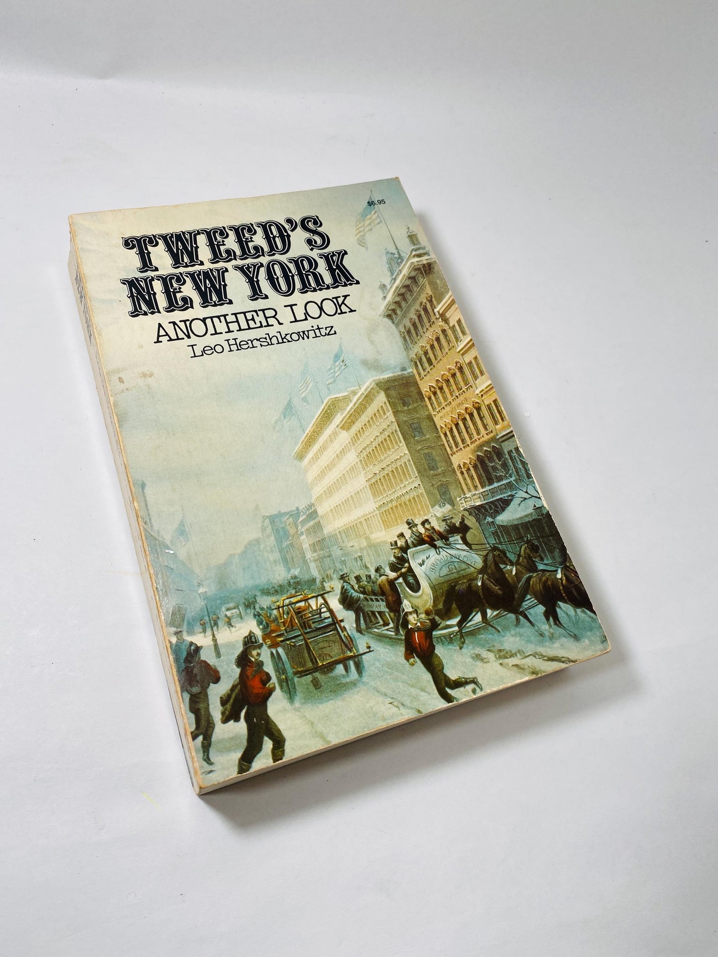 Tweed's New York vintage paperback book by Leo Hershkowitz circa 1978 about Boss"Tweed and the confusion that was 19th Century NYC