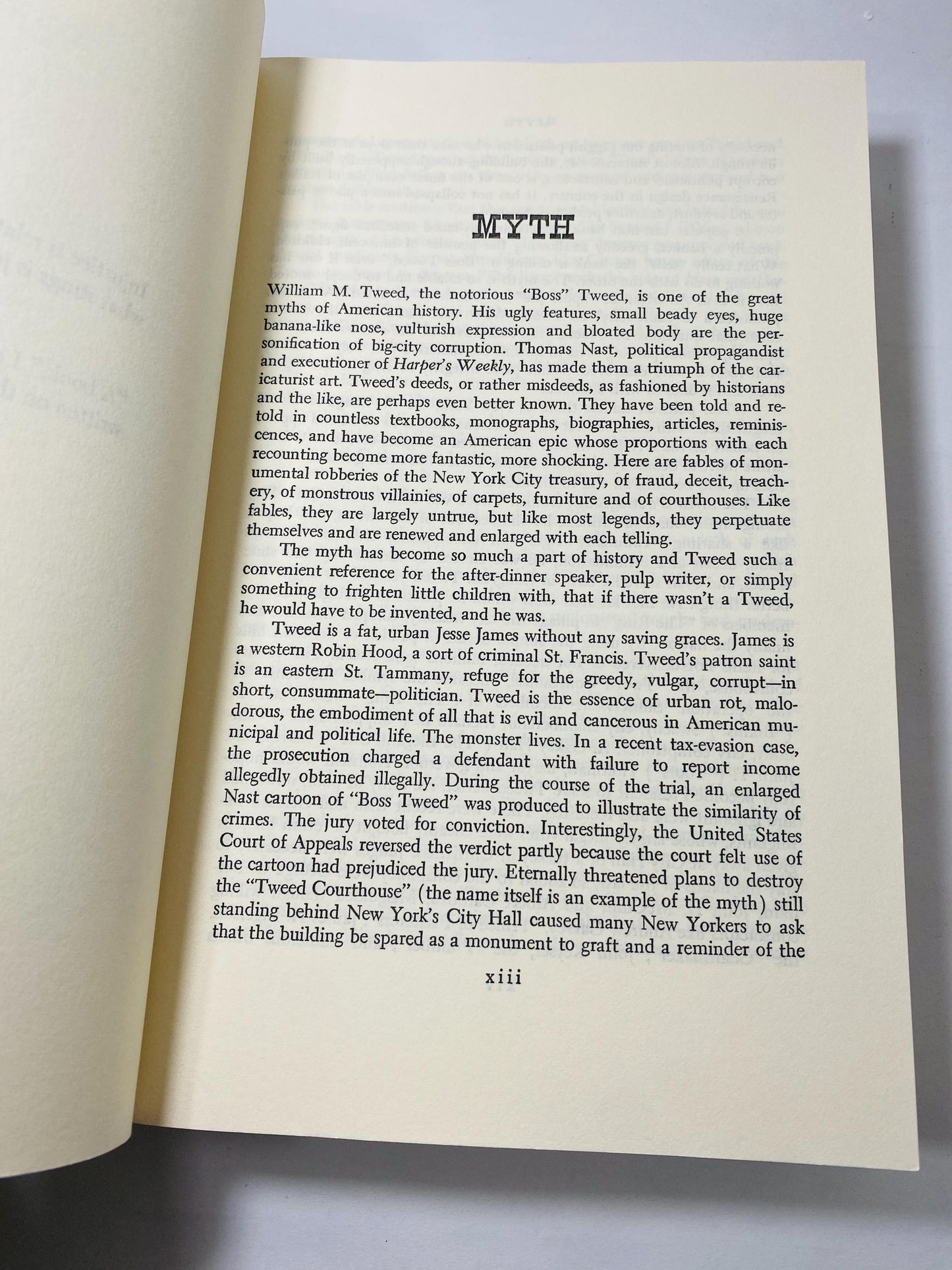 Tweed's New York vintage paperback book by Leo Hershkowitz circa 1978 about Boss"Tweed and the confusion that was 19th Century NYC