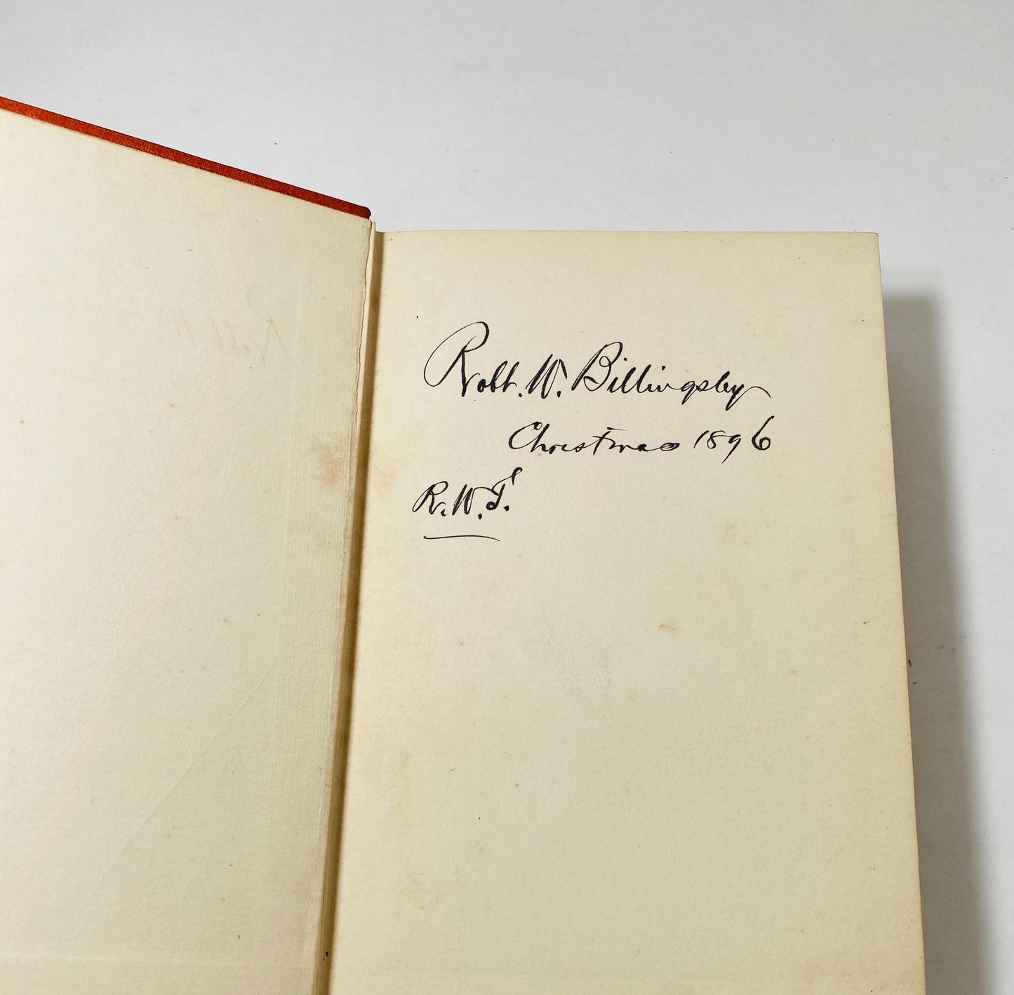 Antique Victorian Amyas Egerton Cavalier vintage book of Past and Future circa 1896 by Maurice Hervey FIRST EDITION Beautiful gift orange