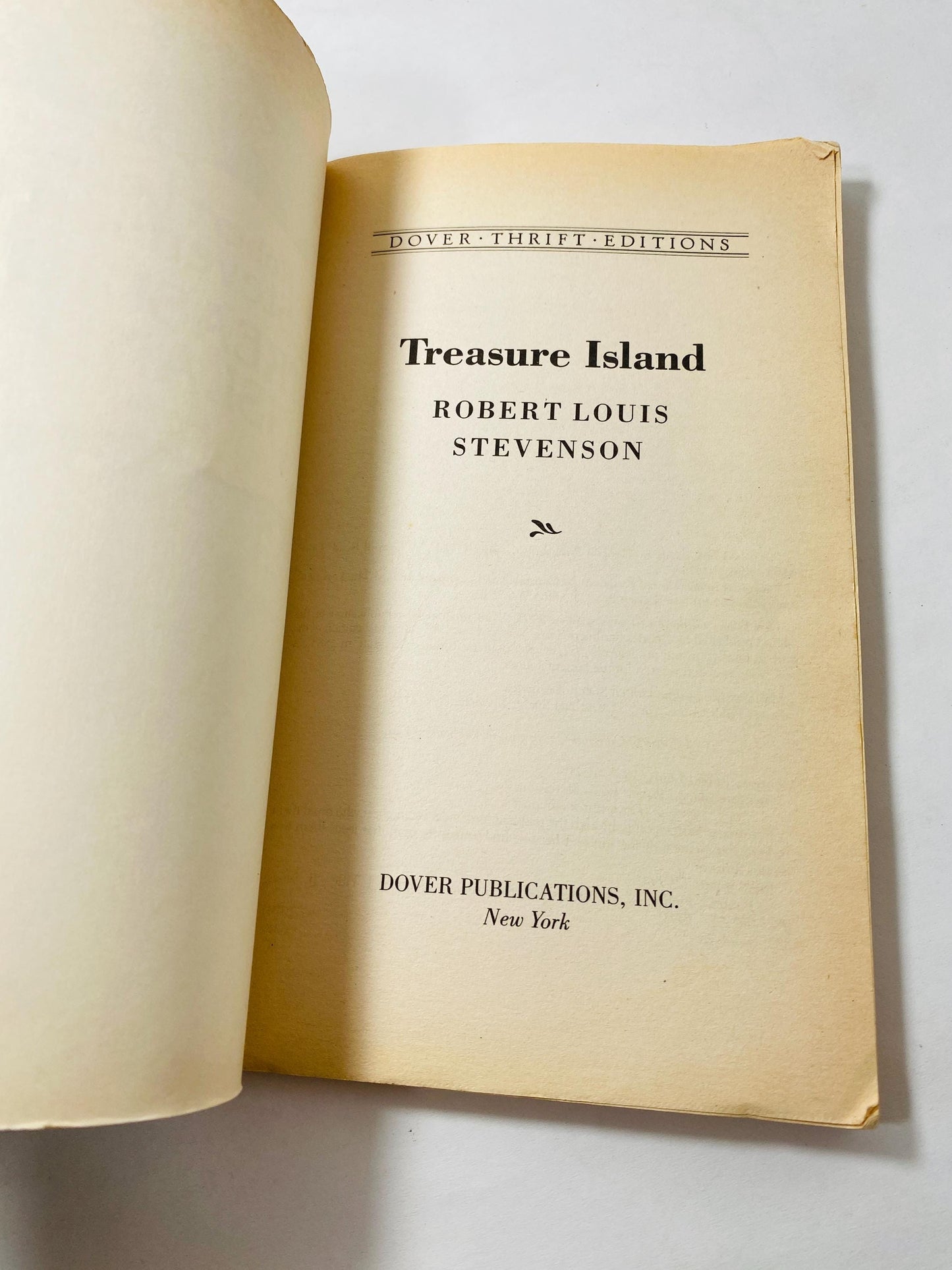 Treasure Island by Robert Louis Stevenson Vintage paperback book bookshelf decor Children's adventure stories Christmas stocking stuffer