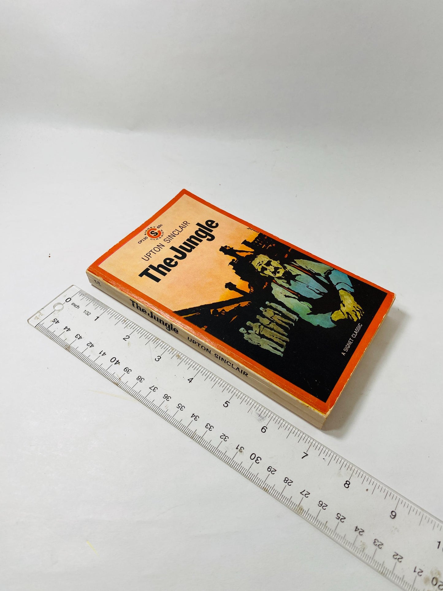 Jungle vintage Signet paperback book by Upton Sinclair circa 1960 Scathing expose of the Chicago meatpacking industry in early 20th century
