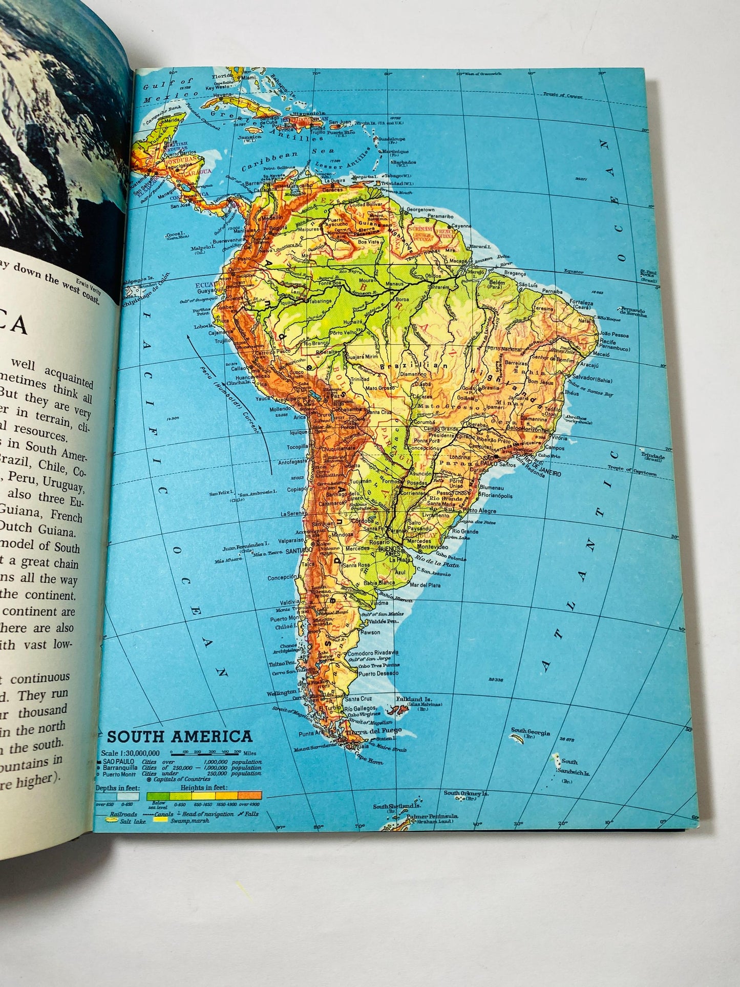 1960 Golden Book Picture Atlas vintage children’s continents USSR Australia Africa Asia South America World Geography Book lot