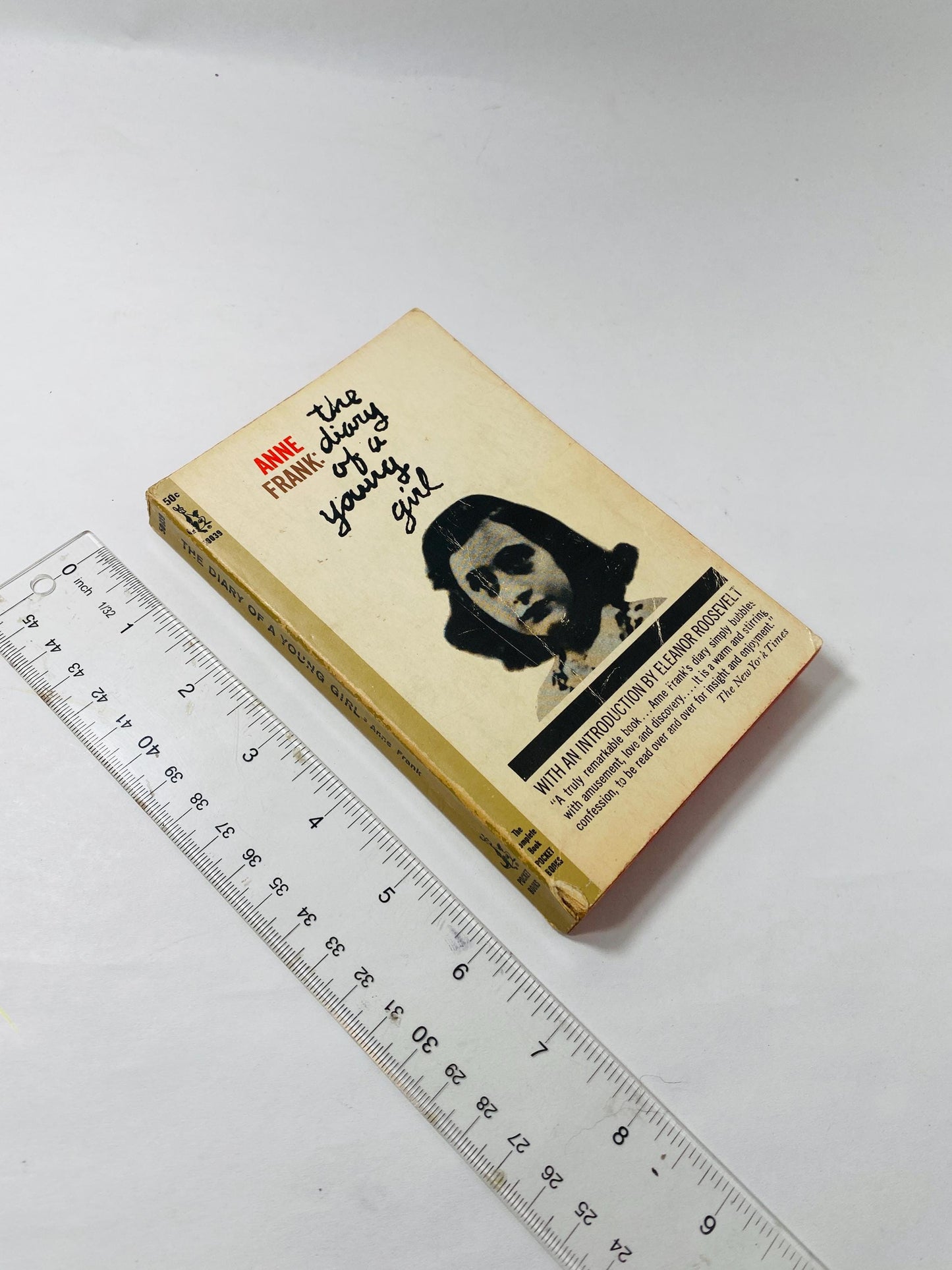 1967 Diary of Anne Frank Vintage paperback book Pocket Books Diary of a Young Girl