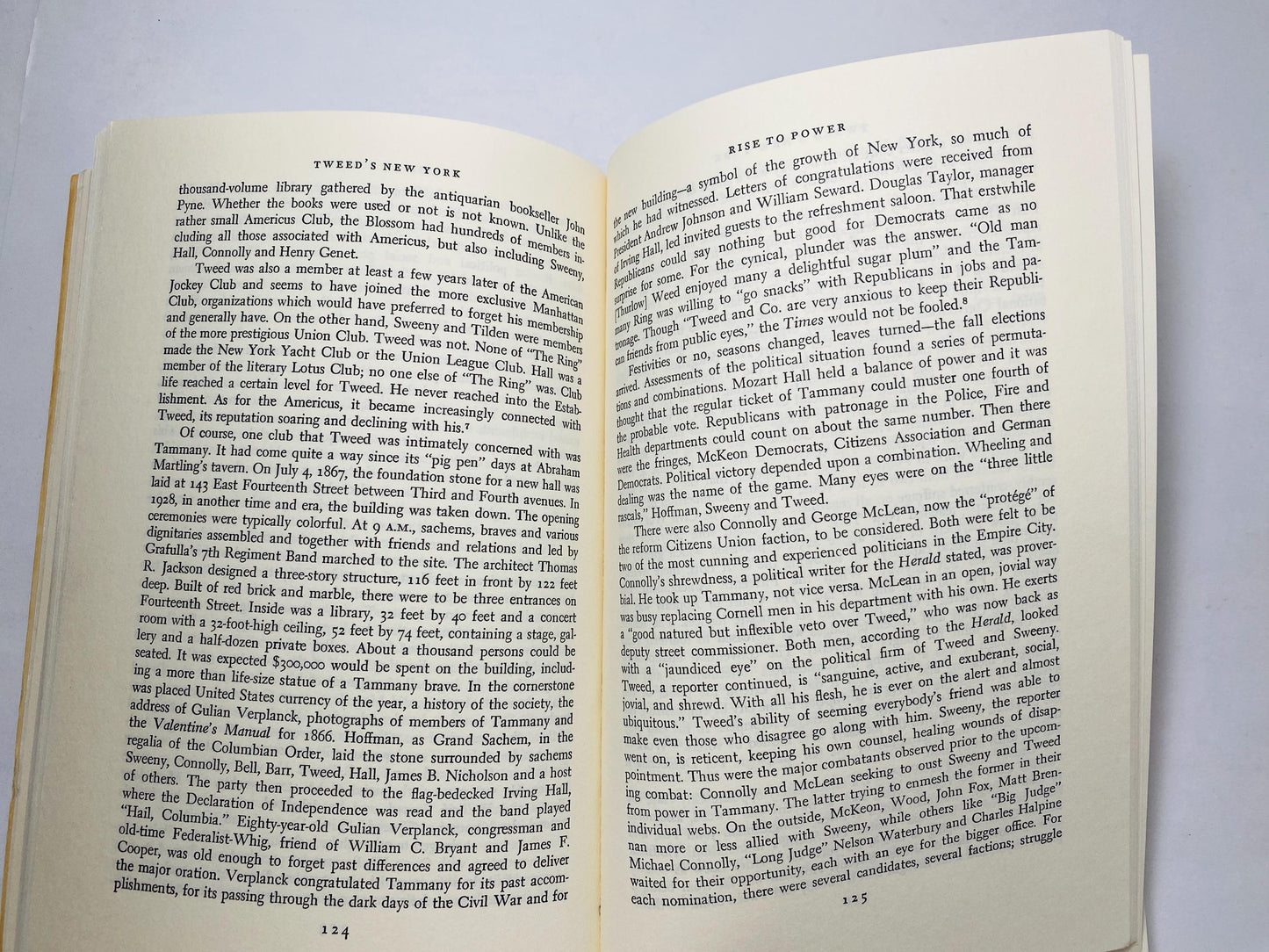 Tweed's New York vintage paperback book by Leo Hershkowitz circa 1978 about Boss"Tweed and the confusion that was 19th Century NYC