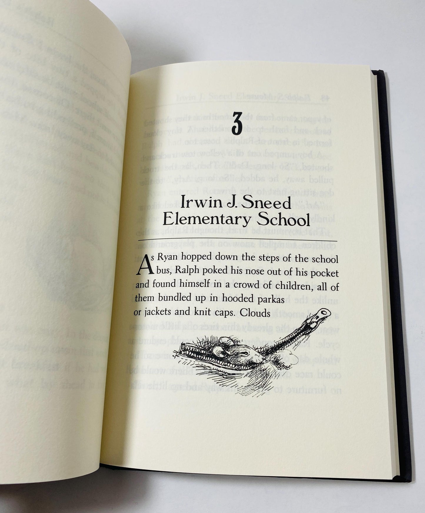 1982 Runaway Ralph S Mouse vintage children's book by Beverly Cleary about a motorcycle riding mouse and his adventures